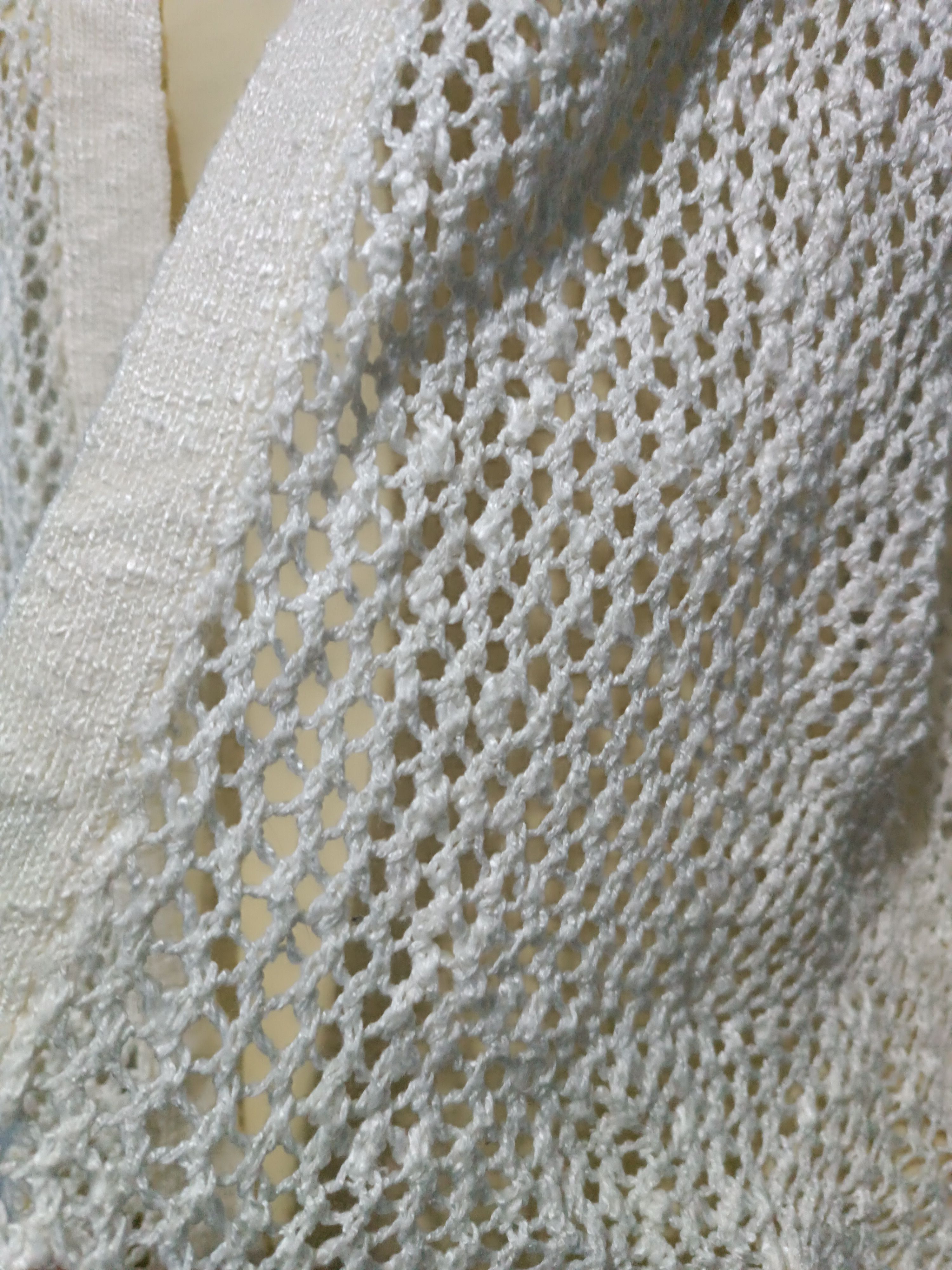 Japanese Brand × Who A.U. Who.A.U Spider Web Knit Hoodie Cardigan Beige Color Size M / US 6-8 / IT 42-44 - 5 Thumbnail