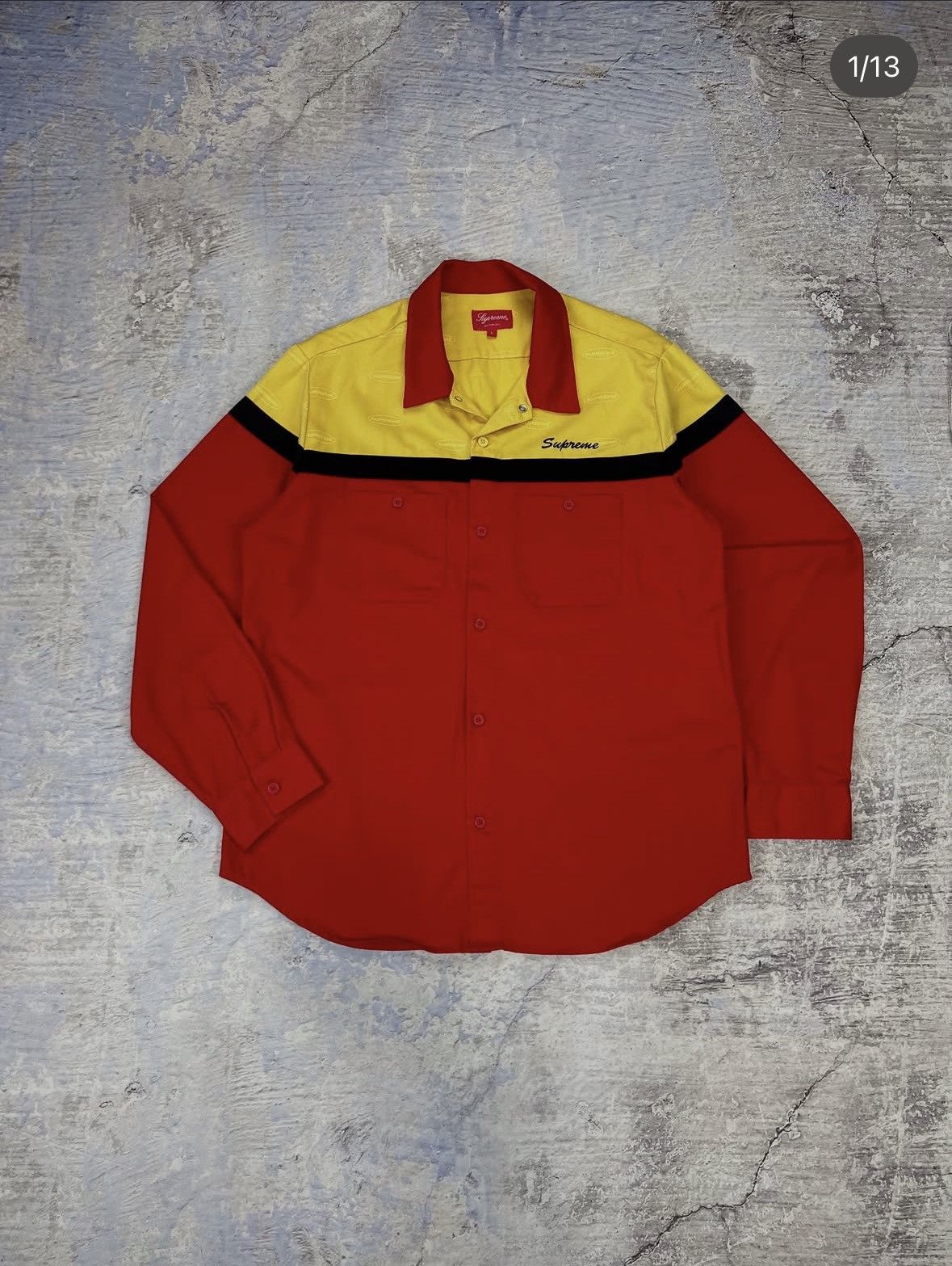 Supreme Supreme workwear over shirt button up mens rare Size US L / EU 52-54 / 3 - 1 Thumbnail
