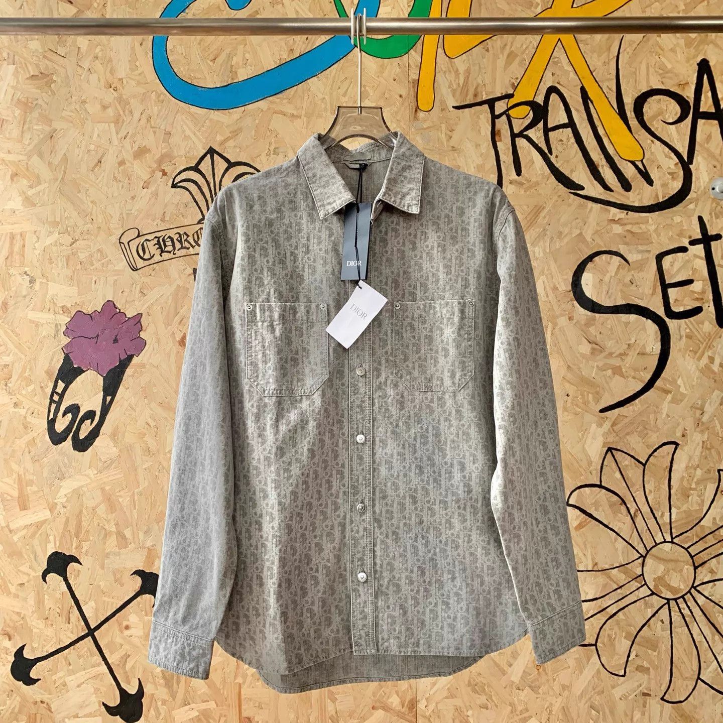 Dior DIOR 25 New All-Over Print Denim Jacket Size US L / EU 52-54 / 3 - 1 Thumbnail