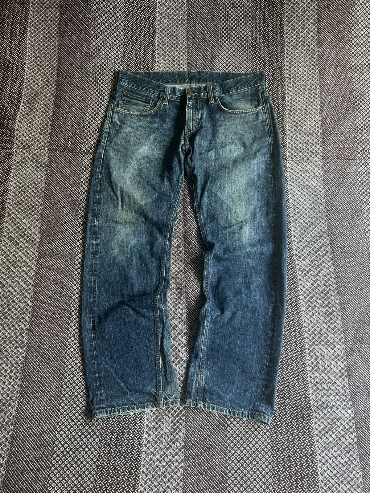 Carhartt Vintage Carhartt Bronco Pant Jeans Distressed Size 34 Baggy Size US 34 / EU 50 - 6 Thumbnail