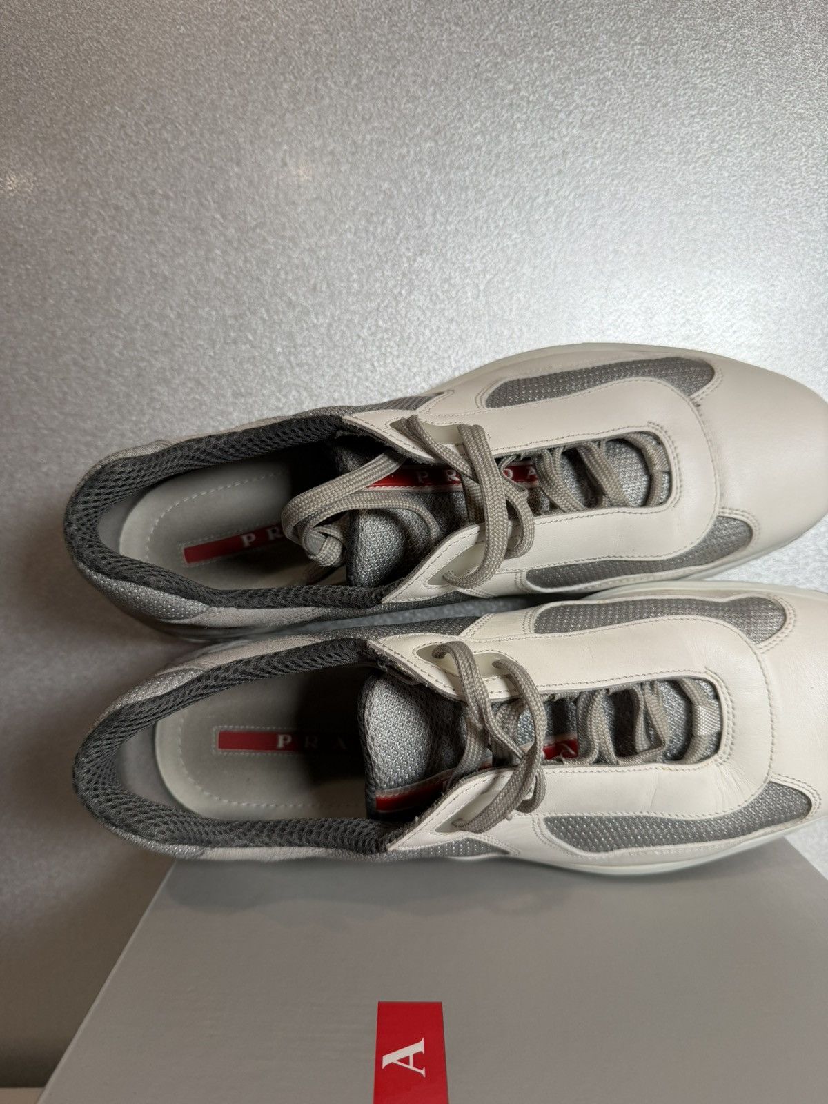 Prada Prada America’s Cup Grey Mens Low Top Size US 9.5 / EU 42-43 - 6 Thumbnail
