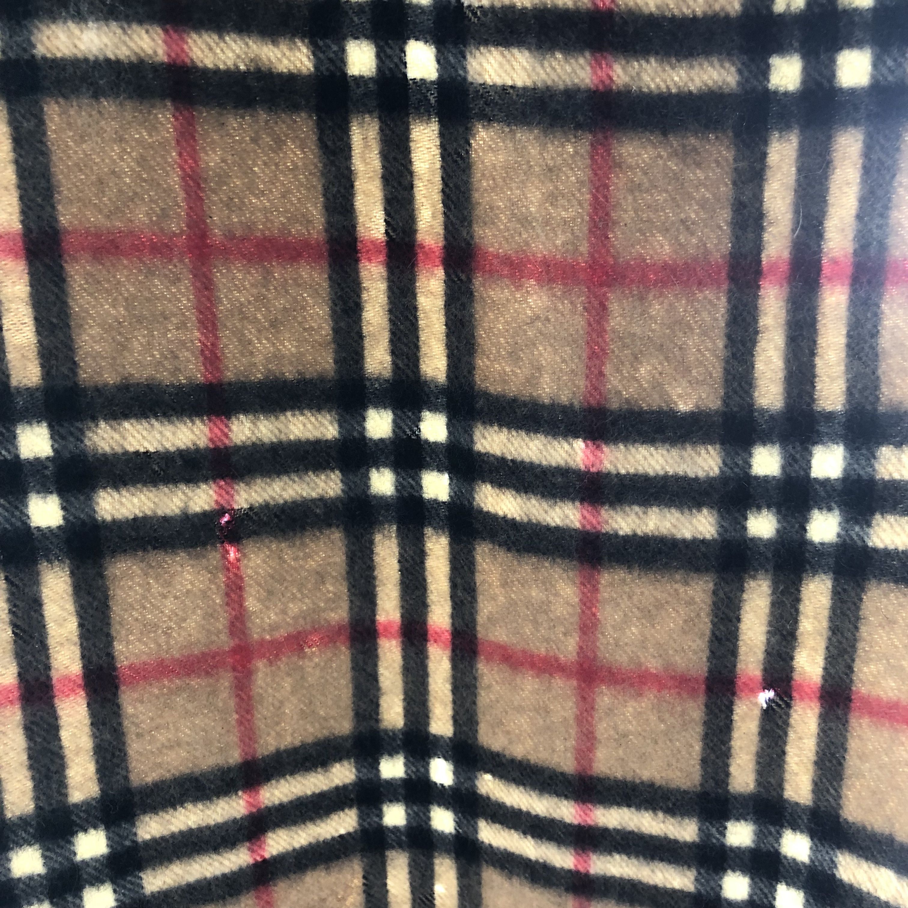 Burberry Burberrys Tan Nova Check Cashmere Scarf Muffler V1514 Size ONE SIZE - 6 Thumbnail