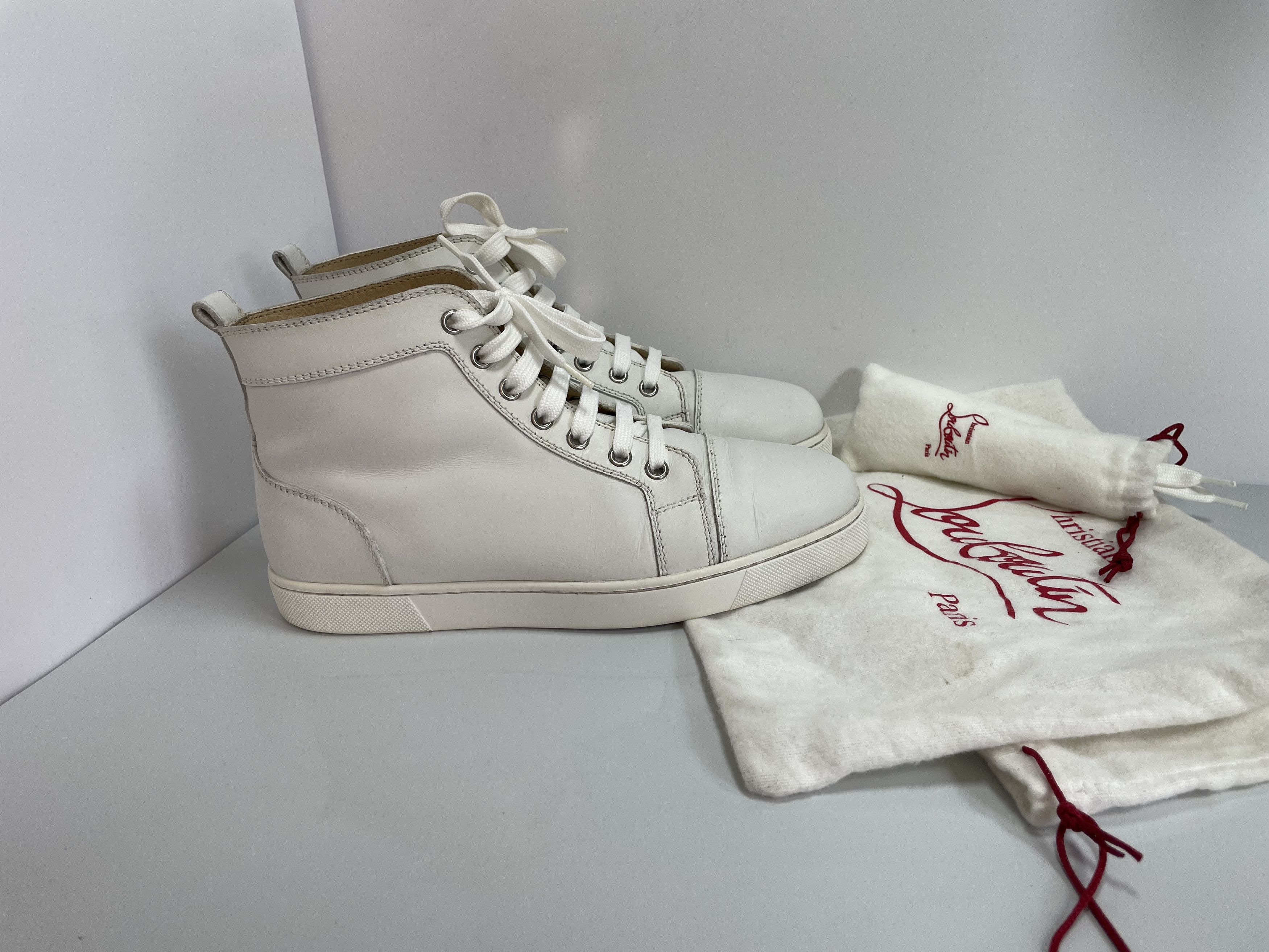 Christian Louboutin Christian Louboutin leather sneakers Size US 8 / IT 38 - 1 Thumbnail