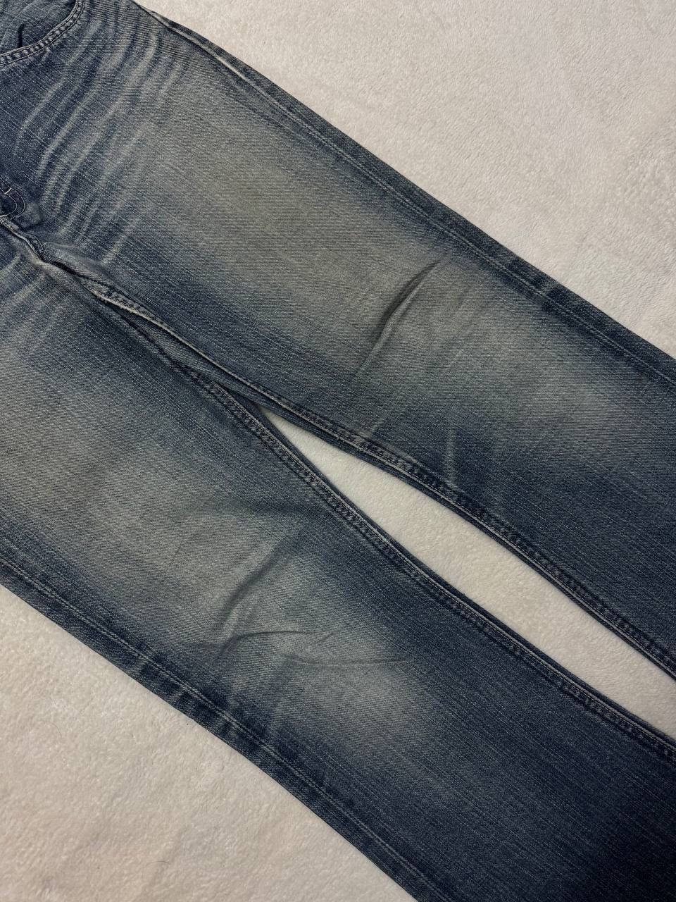 Lee FLARE Vintage 90s Lee Faded Distressed Thrashed Bootcut Jean Size US 30 / EU 46 - 7 Thumbnail
