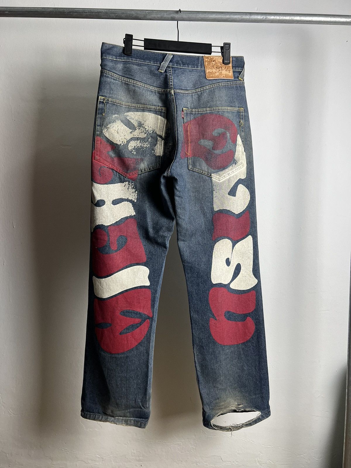 If Six Was Nine × Vintage Vintage Evisu Daicock "Mighty Evisu" Denim Size US 30 / EU 46 - 1 Thumbnail