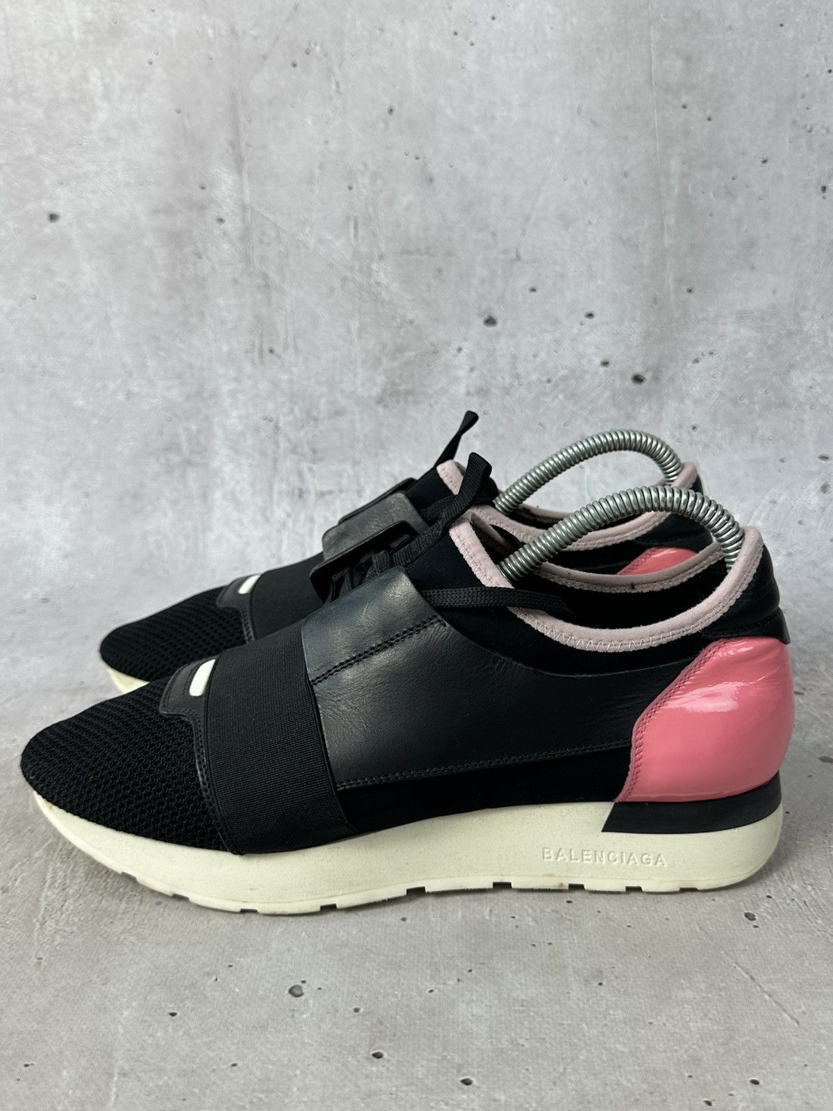 Balenciaga Balenciaga Race Runner Leather Mesh Women’s Sneaker Size US 10 / IT 40 - 1 Thumbnail