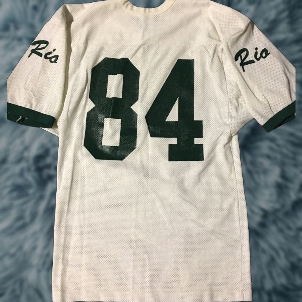 Russell Athletic VINTAGE Russell Rio #84 Football Jersey L USA White Men Jersey 80s Grunge College High School Sports USA Rio Size US L / EU 52-54 / 3 - 1 Thumbnail