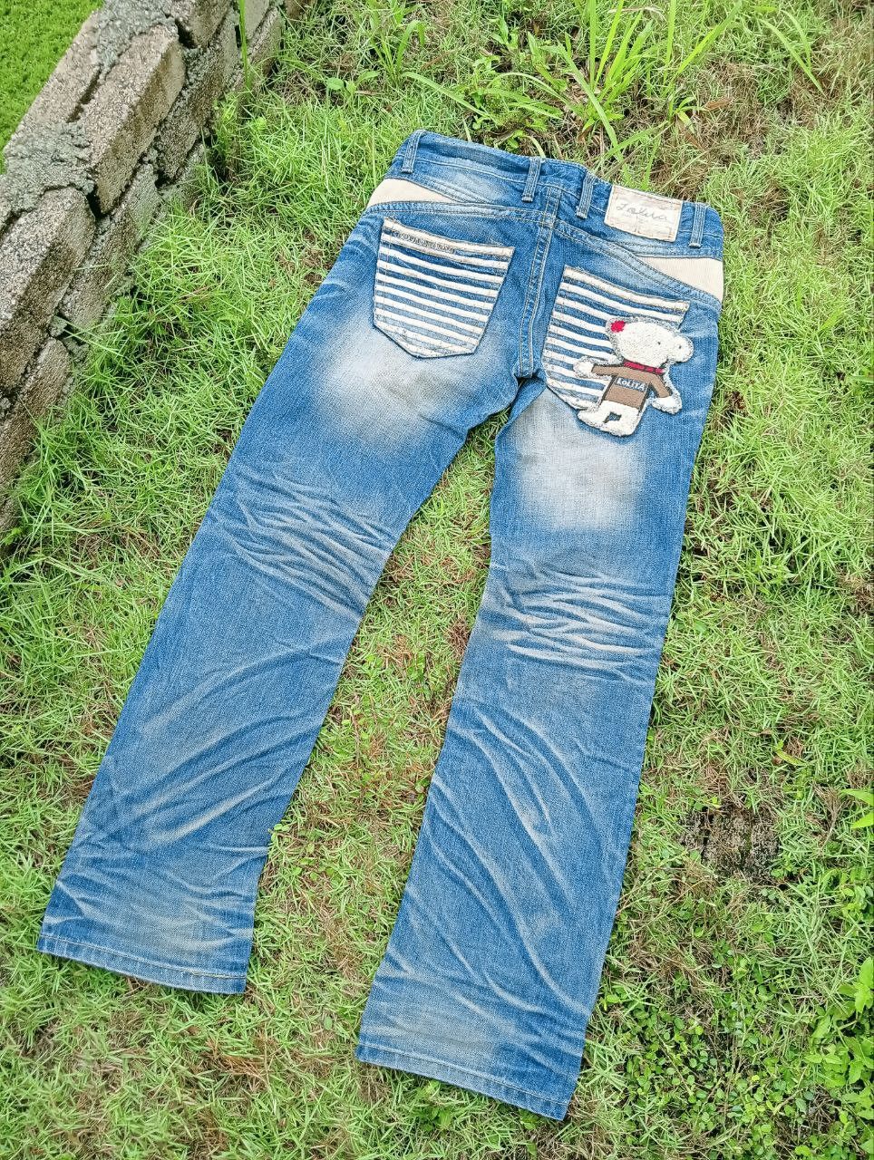 Japanese Brand VINTAGE LOLITA JEANS DISTRESSED DENIM JEANS Size US 33 - 2 Thumbnail