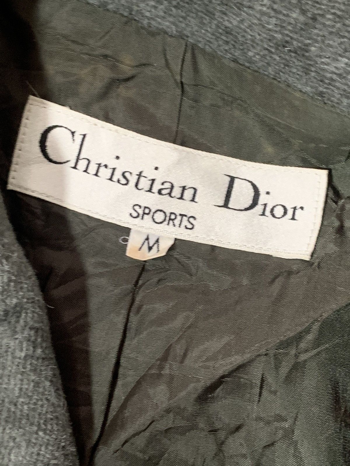 Christian Dior Monsieur Vintage Christian Dior Wool Double Breasted Coat Size 42S - 6 Thumbnail