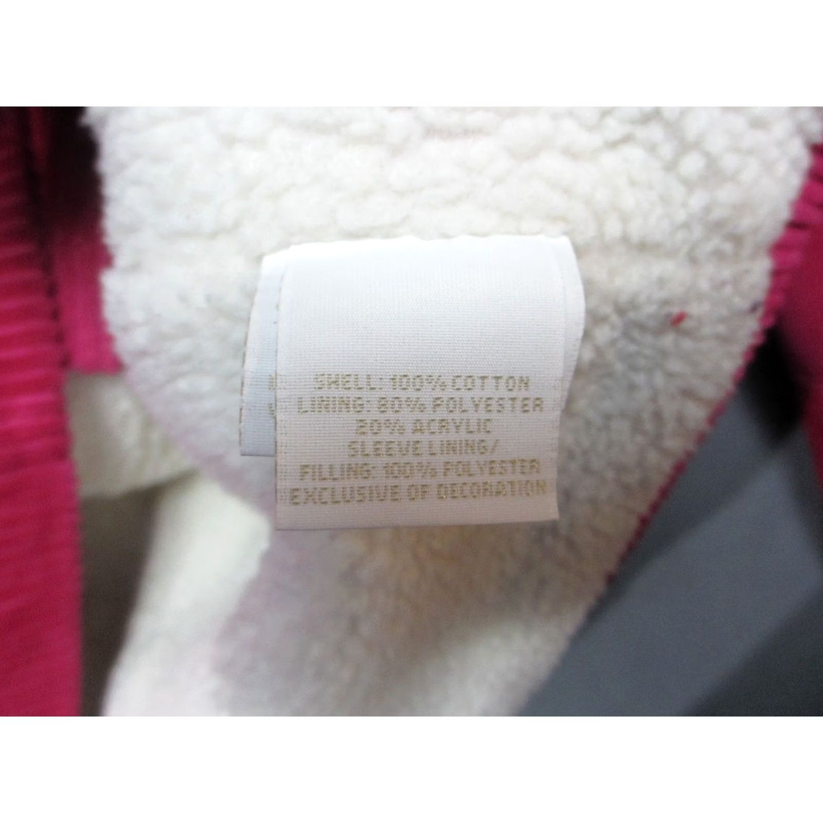 Tommy Hilfiger Tommy Hilfiger Jacket Womens XL Pink Corduroy Sherpa Lined Winter Double Breasted Coat/Pea Coat Short Length Size XL / US 12-14 / IT 48-50 - 3 Thumbnail