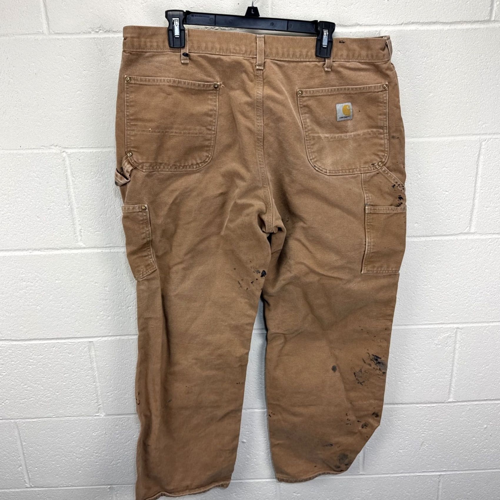 Carhartt VINTAGE Carhartt Double Knee Pants 40x30 USA Brown 5-Pocket Logo Zipper Button Relaxed Straight Men Size US 40 / EU 56 - 7 Thumbnail