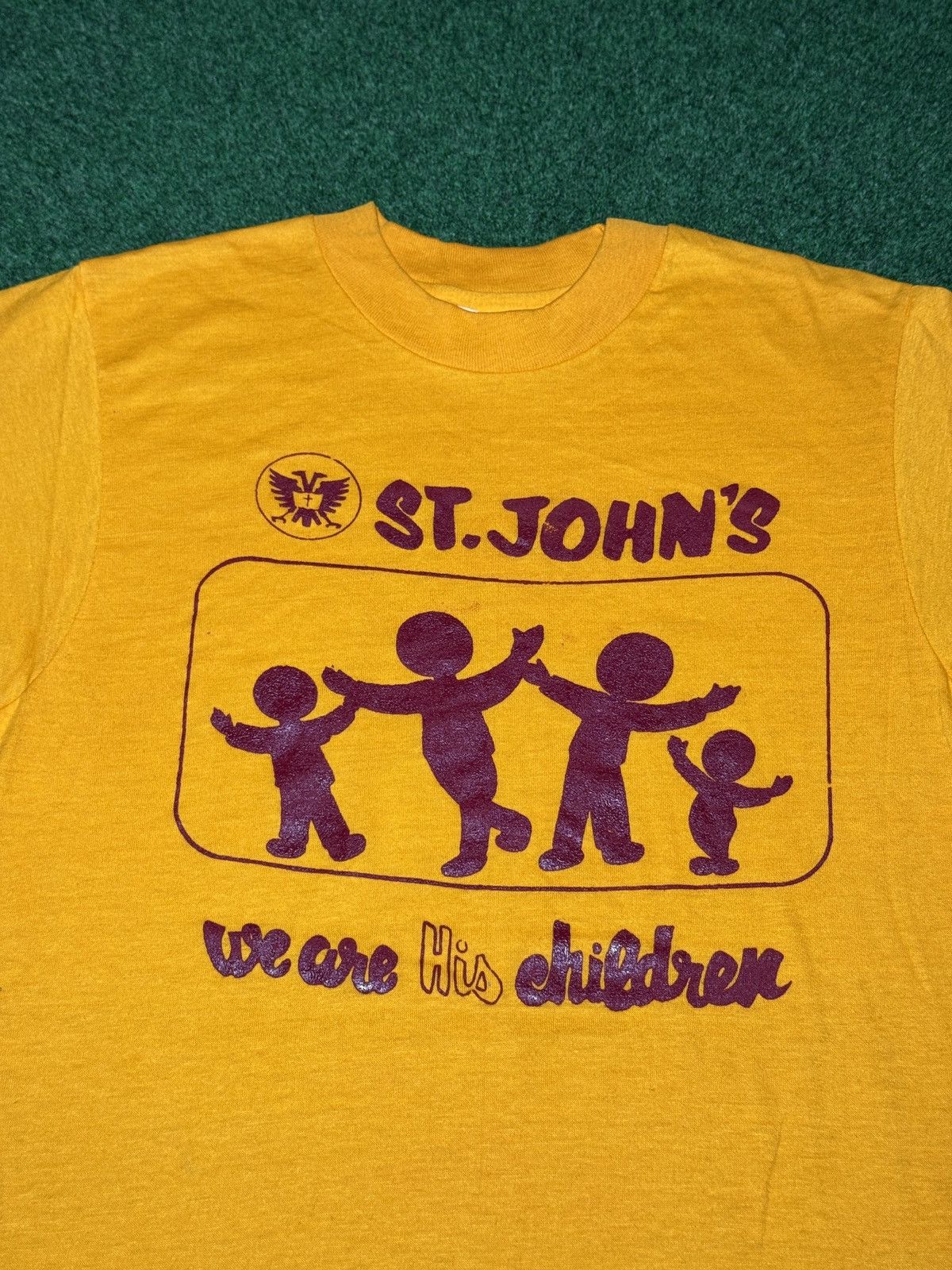 Vintage St Johns We Are His Children XS/S 80s 90s 15.5x26 T Shirt Size US XS / EU 42 / 0 - 2 Thumbnail