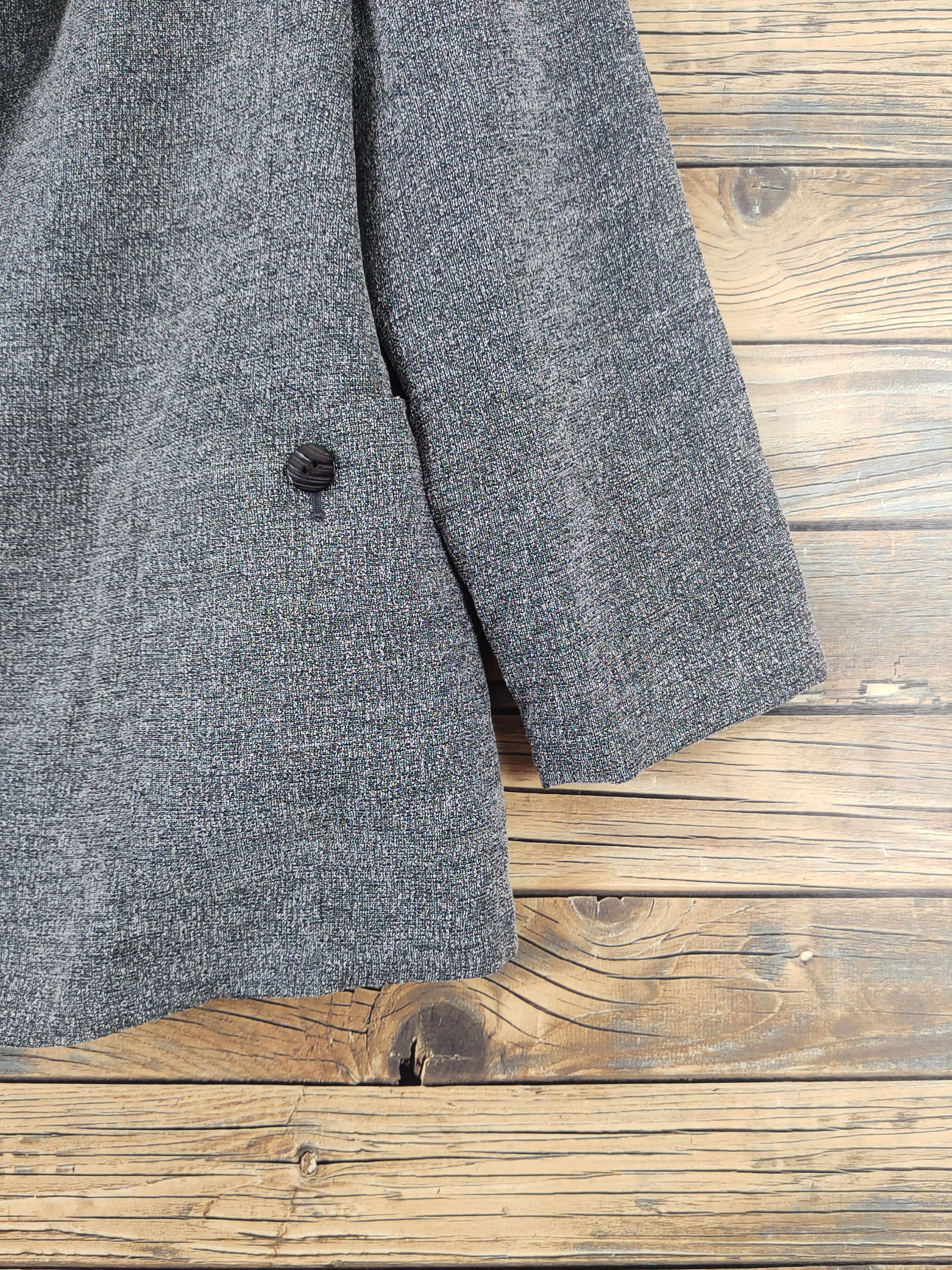 Japanese Brand × Vintage Retro Design 💥 Loran Dark Gray Blazers Jacket Size M / US 6-8 / IT 42-44 - 7 Thumbnail