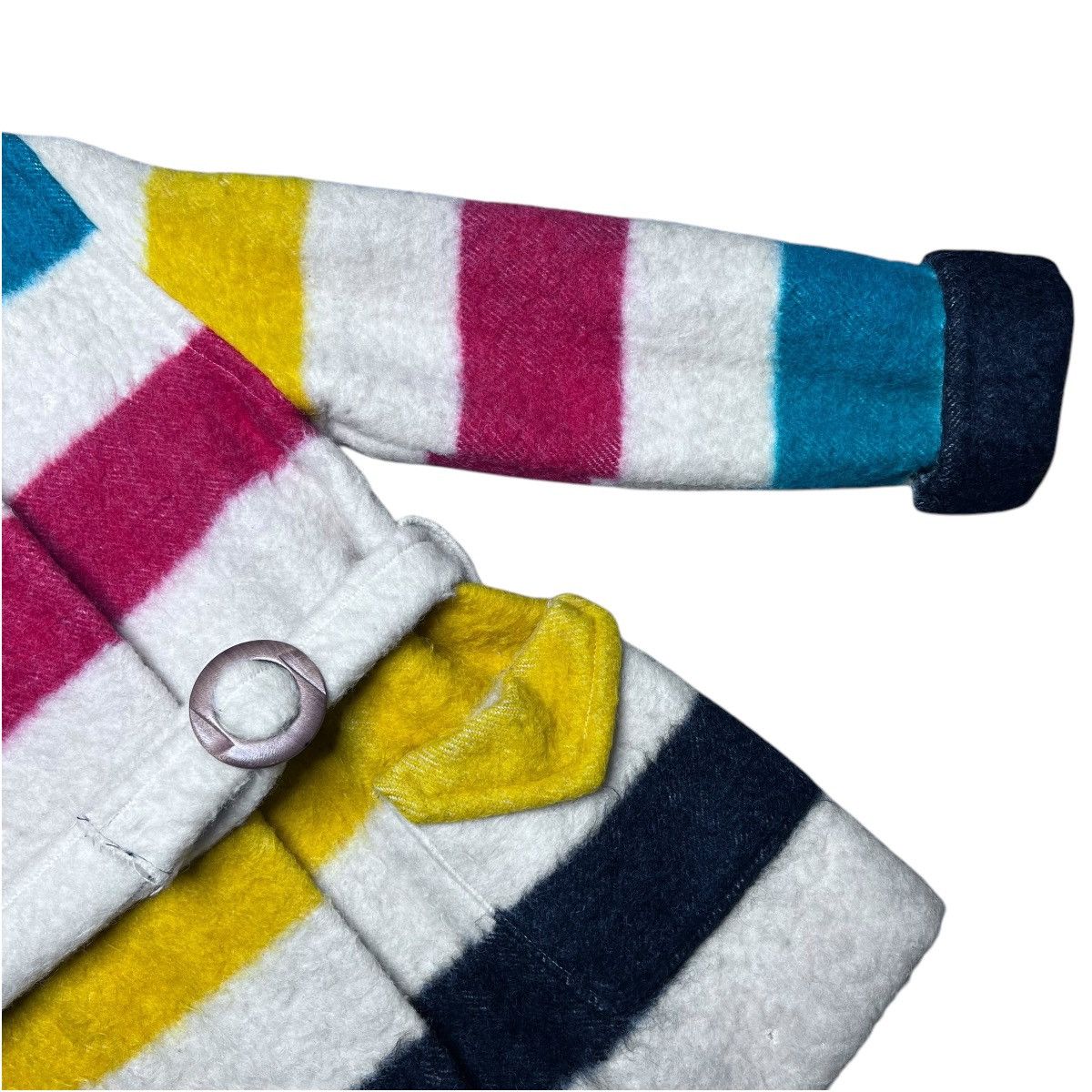 Hudsons Bay × Vintage Hudson Bay Company 4 Point Blankets Wool Belt Women’s Jacket Size S / US 4 / IT 40 - 12 Thumbnail