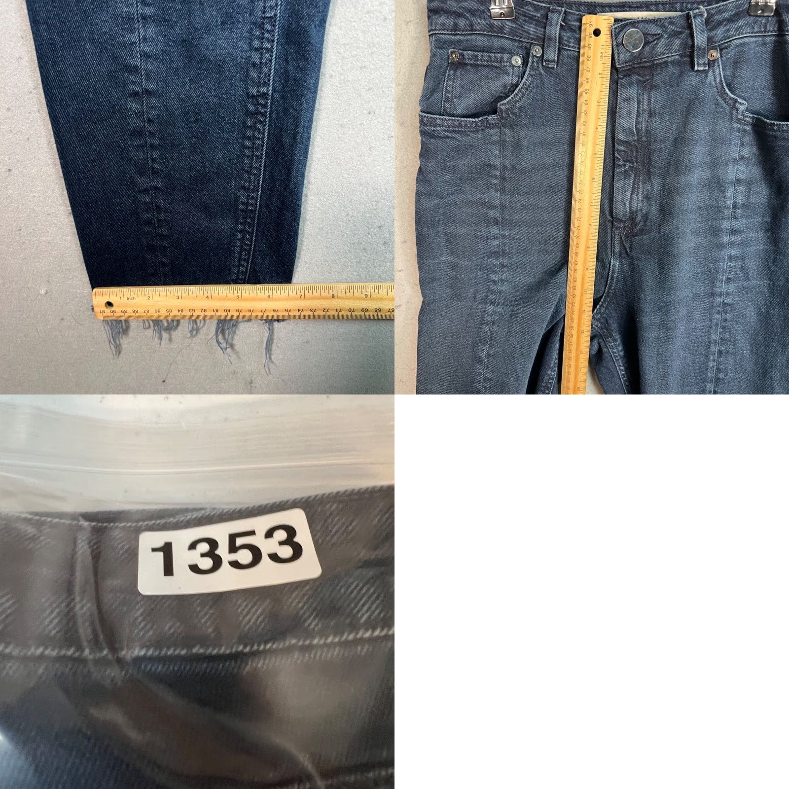 Asos ASOS Mens Tapered Leg Jeans Size 30 Blue Cotton Blend Denim Size US 30 / EU 46 - 8 Thumbnail