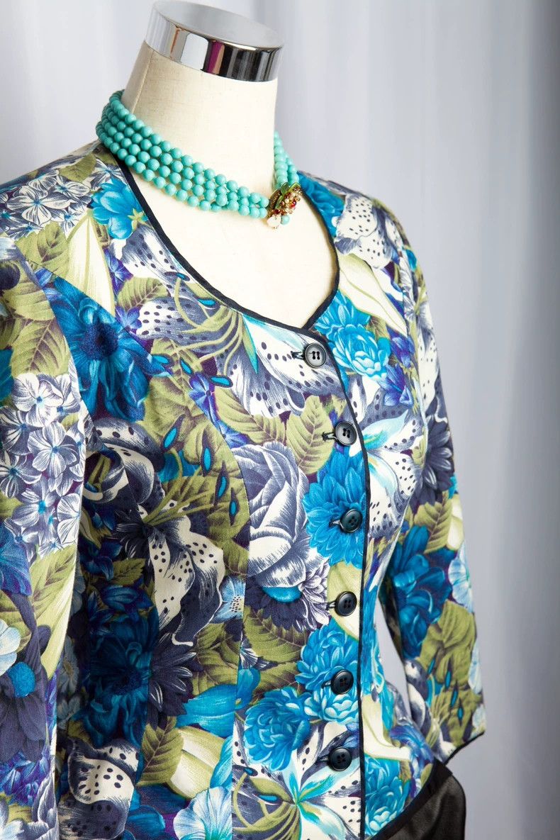 Issey Miyake Issey Miyake Floral suit jacket Size XS / US 0-2 / IT 36-38 - 2 Thumbnail