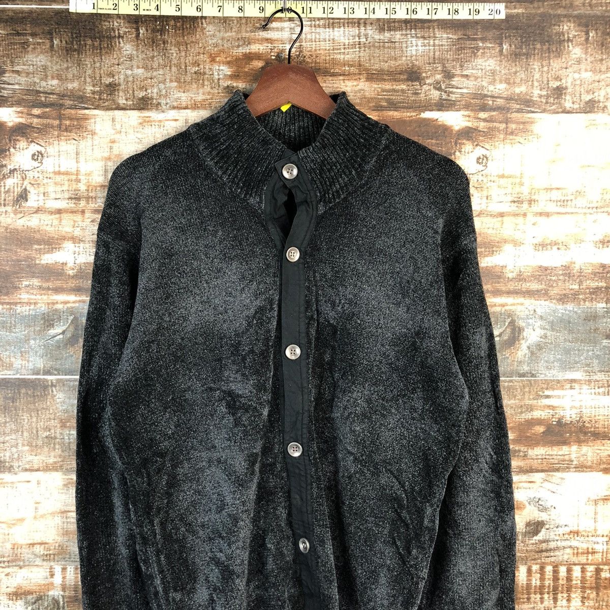 Comme Ca Ism DL Comme Ca Ism Black Knitwear cardigan sweater #C597 Size US M / EU 48-50 / 2 - 2 Thumbnail