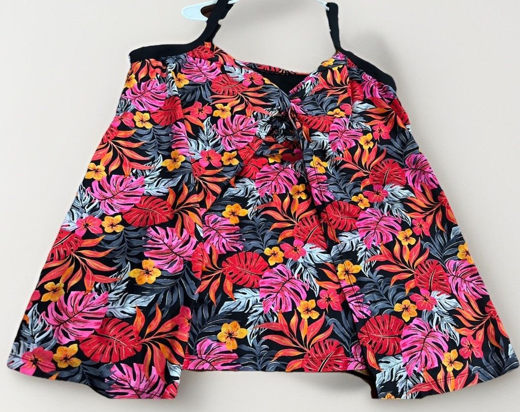 The Unbranded Brand Heat Brand Flattering Swimwear Underwire Fly-Away Tankini To Size 3XL / US 20-22 - 1 Thumbnail