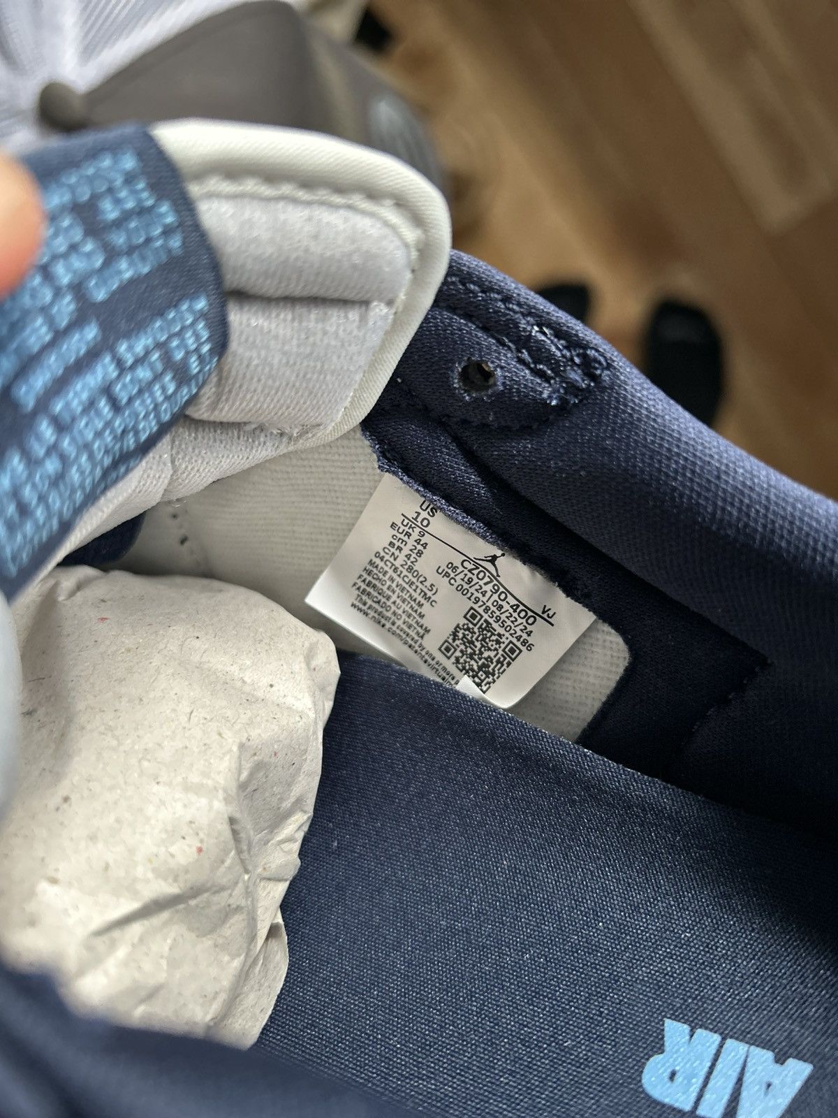 Jordan Brand × Nike Jordan 1 low Obsidian Size 10 Size US 10 / EU 43 - 4 Thumbnail