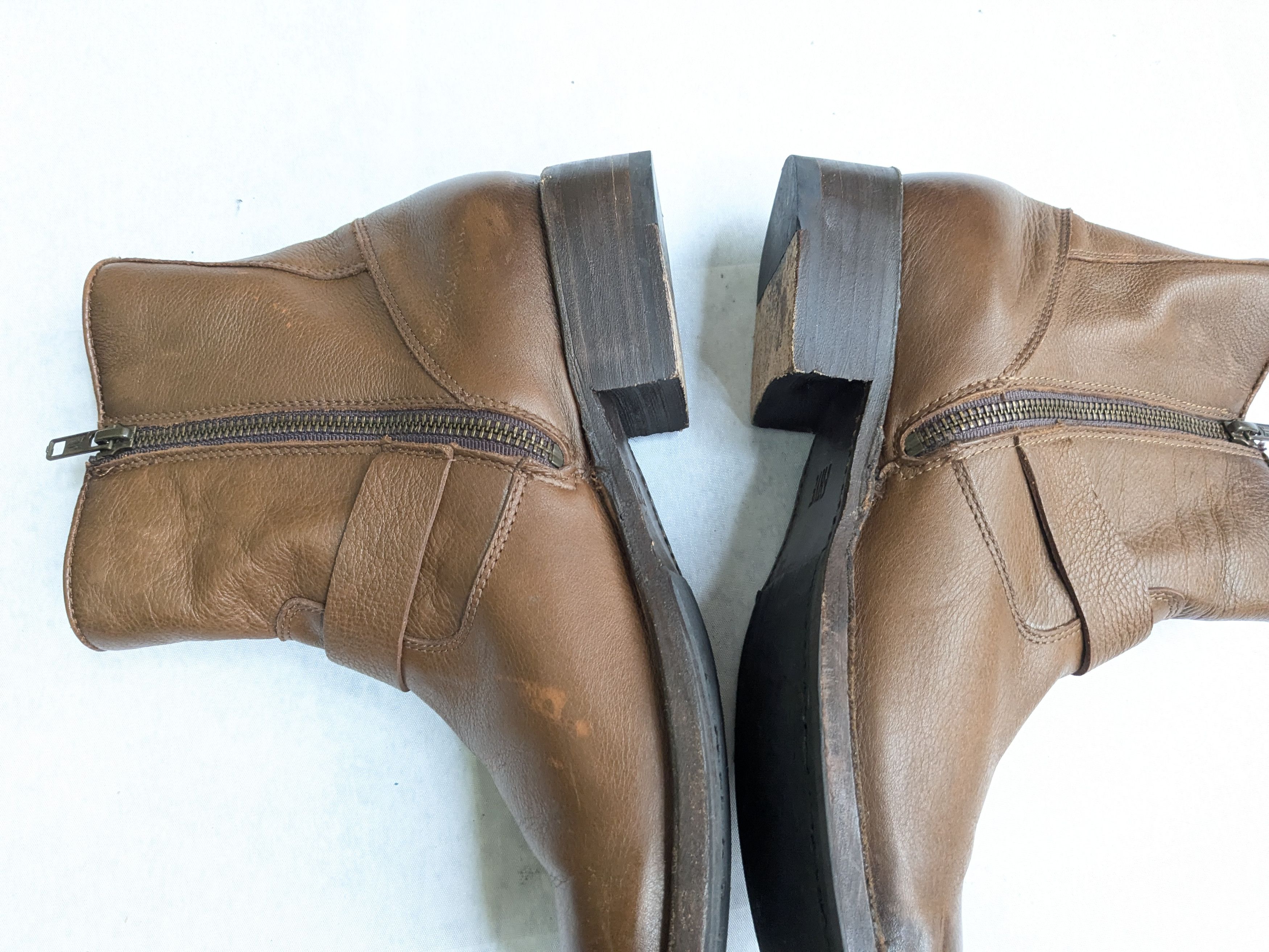 Frye Frye Engineer Boots Brown Leather 9.5 Leather Buckle Size US 9.5 / EU 42-43 - 12 Thumbnail