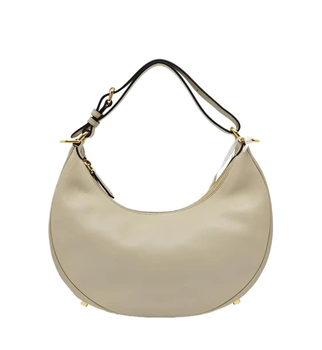 Fendi FENDI Fendigraphy khaki cowhide leather handbag gold hardware detachable strap F Size ONE SIZE - 1 Thumbnail