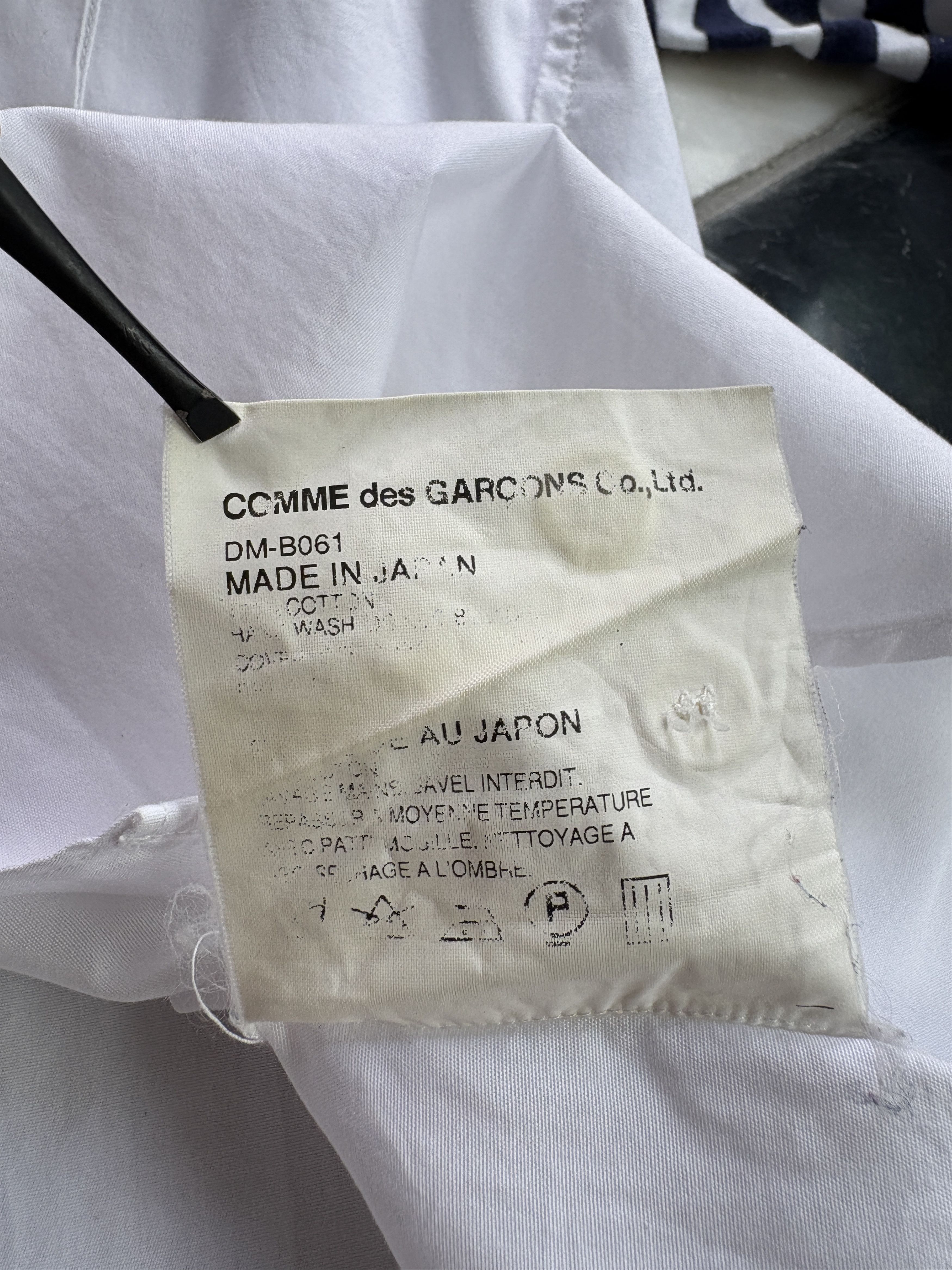 Comme des Garcons Homme Deux COMME des GARCONS Homme Deux Two Fabrics Shirt Size US XXS / EU 40 - 8 Thumbnail