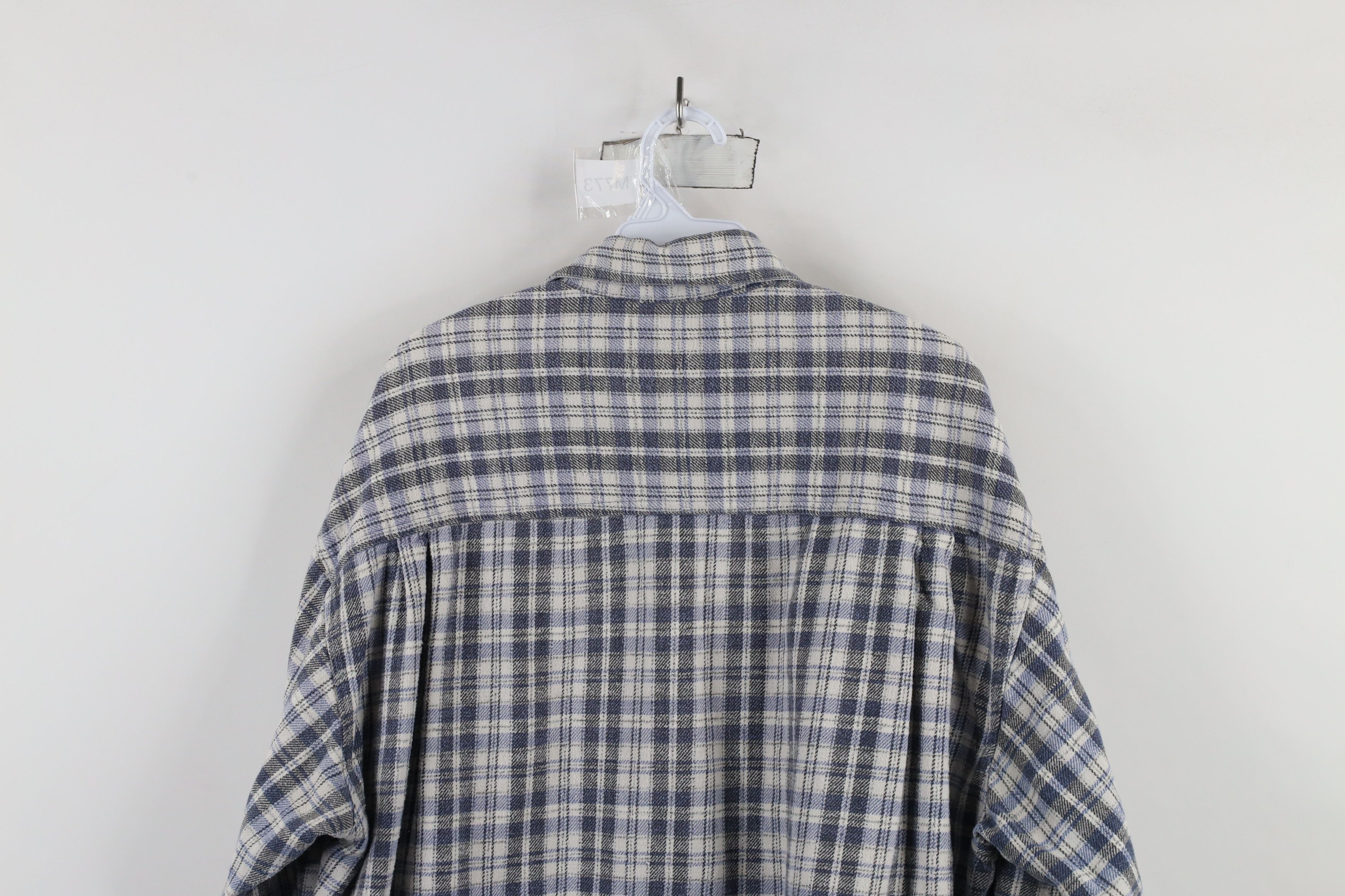 Vintage Vintage 90s Streetwear Flannel Collared Button Shirt Plaid Size US L / EU 52-54 / 3 - 12 Thumbnail