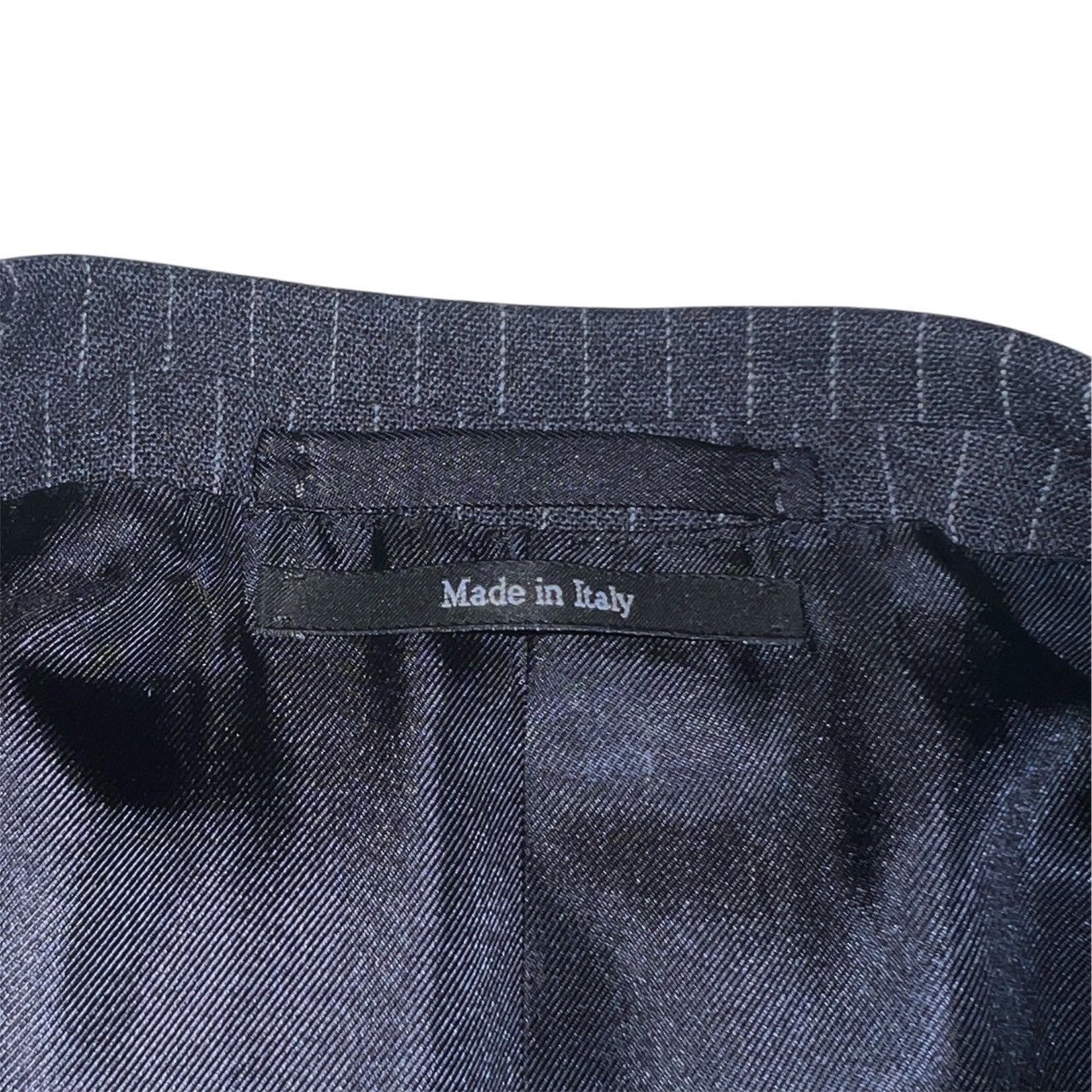 Alfred Dunhill $2700 DUNHIL wool pinstripe jacket gray/white Size 42R - 11 Thumbnail