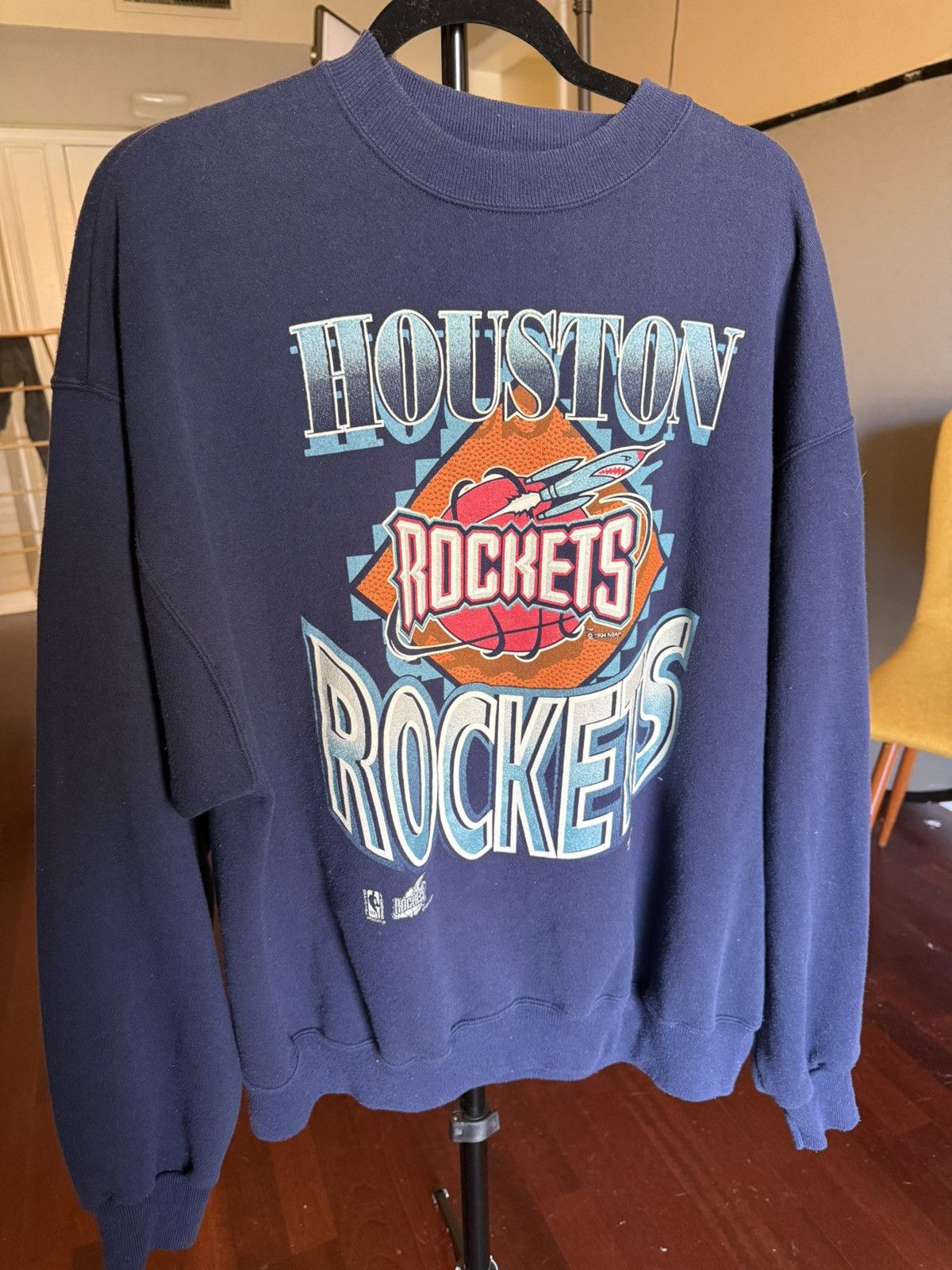 Vintage RARE VINTAGE Houston Rockets sweatshirt Size US L / EU 52-54 / 3 - 1 Thumbnail