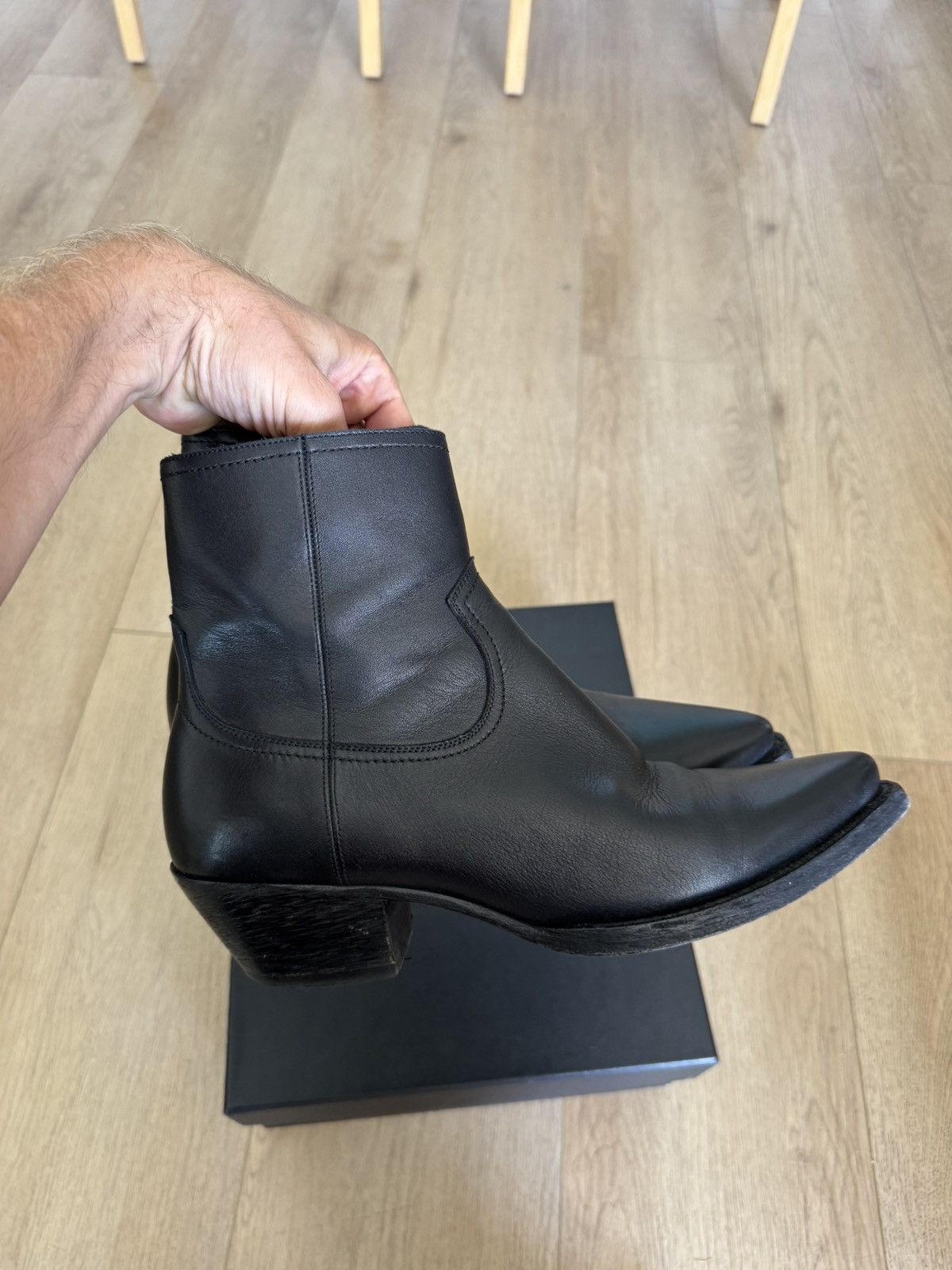 Saint Laurent Lukas Boots | Grailed