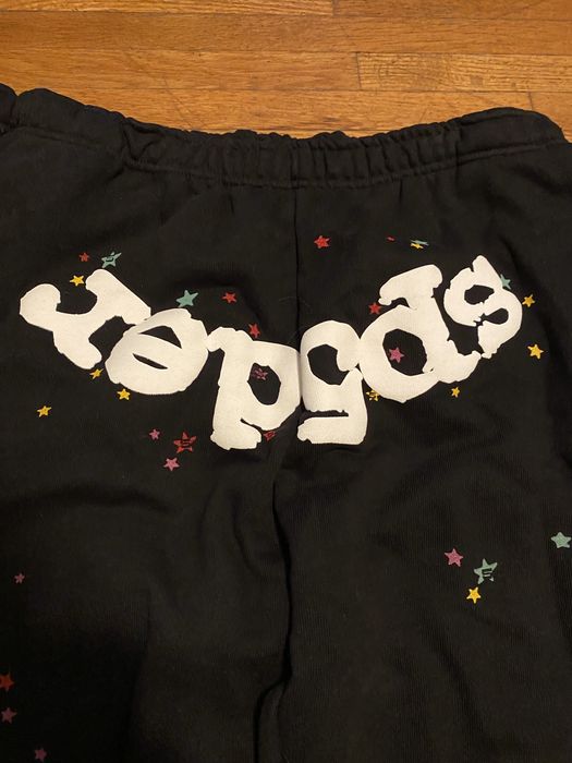 NEW Spider Worldwide × Young Thug Sp5der Black Sweatpants Sz S-XL