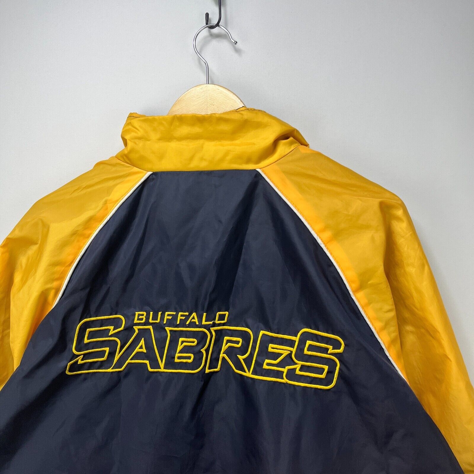 NHL × Vintage Vintage '90s Buffalo Sabres NHL Windbreaker Jacket XL Size US XL / EU 56 / 4 - 7 Thumbnail