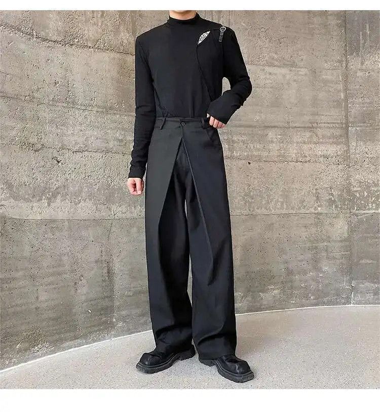 Japanese Brand Asian Style Wide Leg Pants Size US 34 / EU 50 - 6 Thumbnail