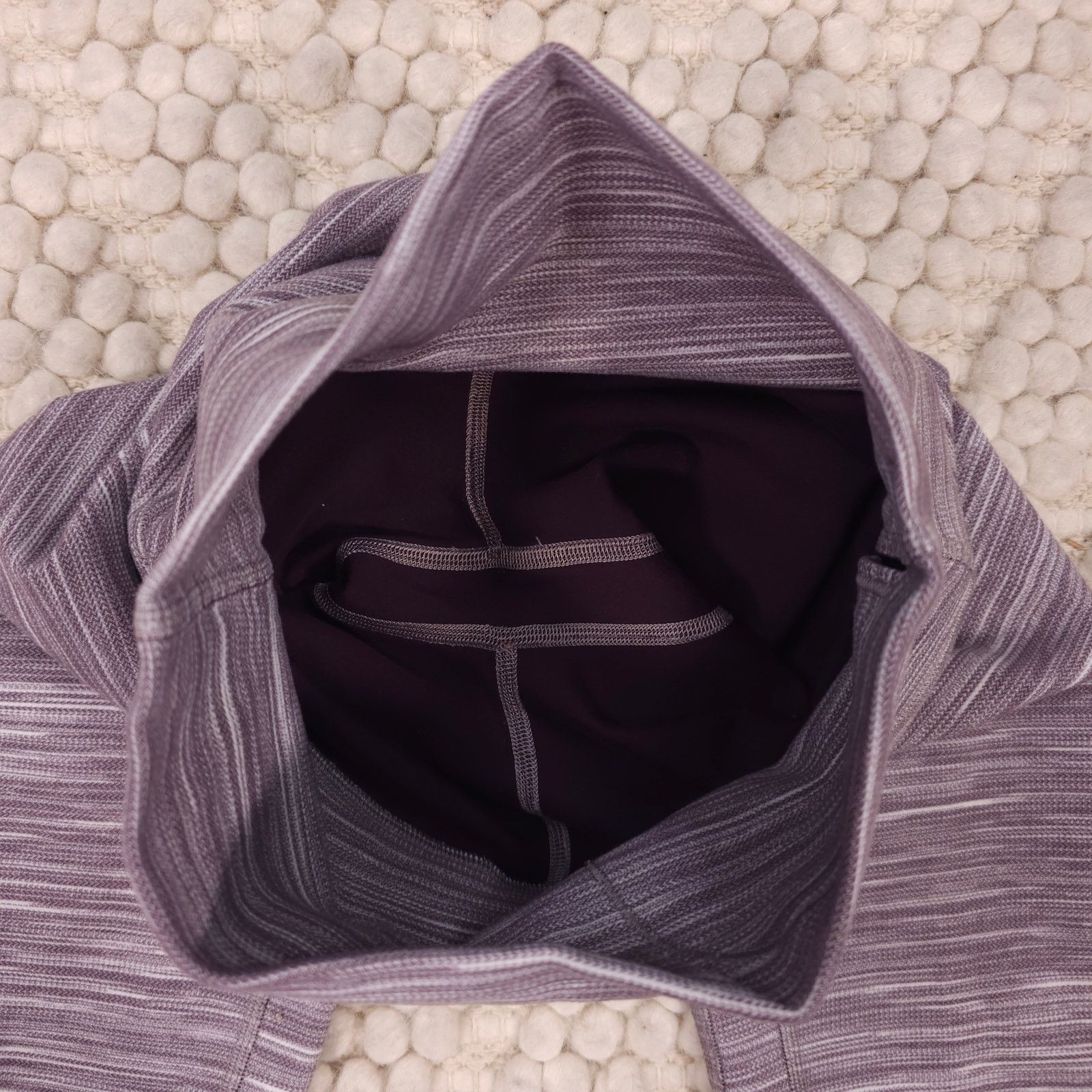 Lululemon Lululemon Align Crop Heathered Black Cherry White Sz 4 Size 27" / US 4 / IT 40 - 3 Thumbnail