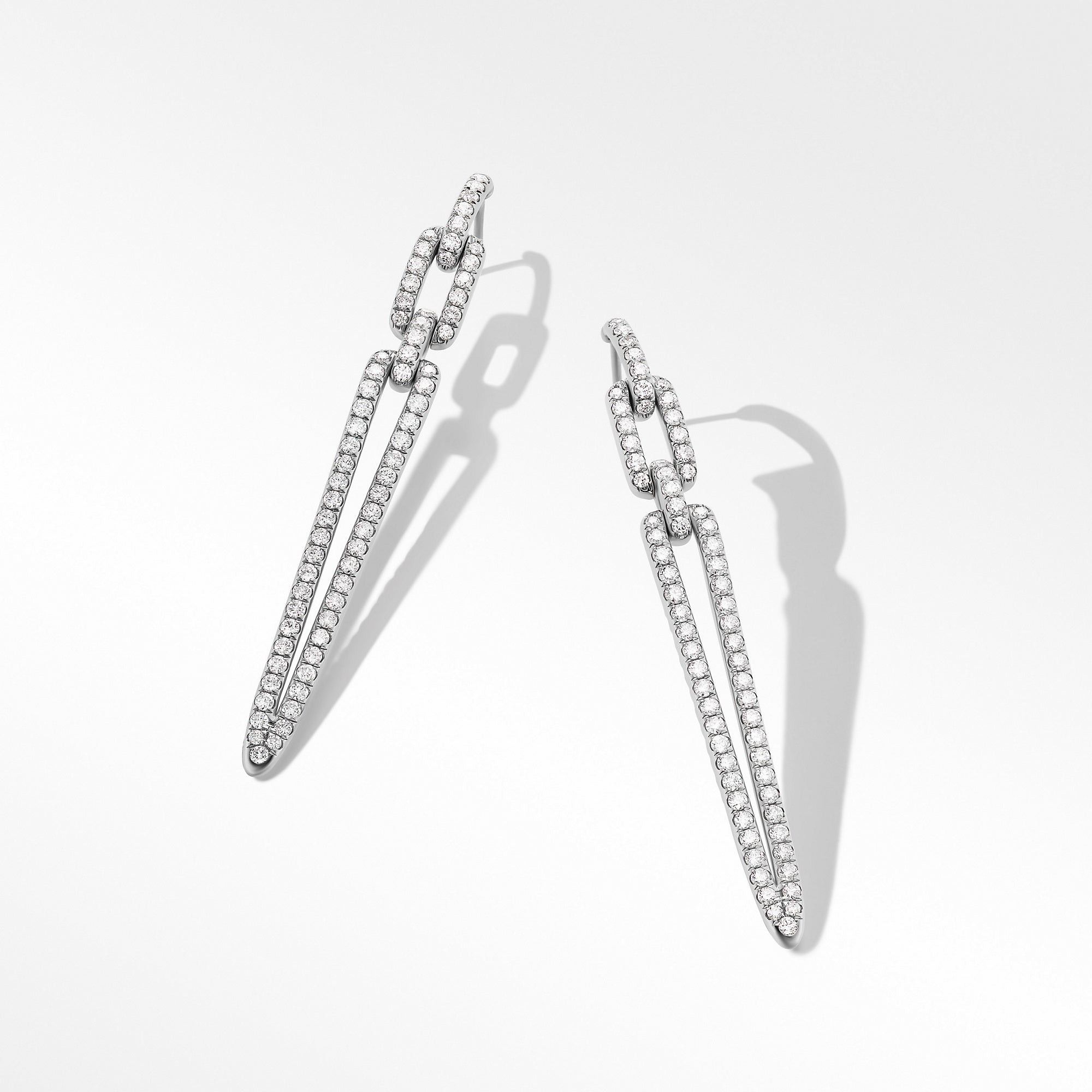 David Yurman o1w1db10525 E16843D Earrings in 18K White Gold with Diamond Size ONE SIZE - 2 Thumbnail