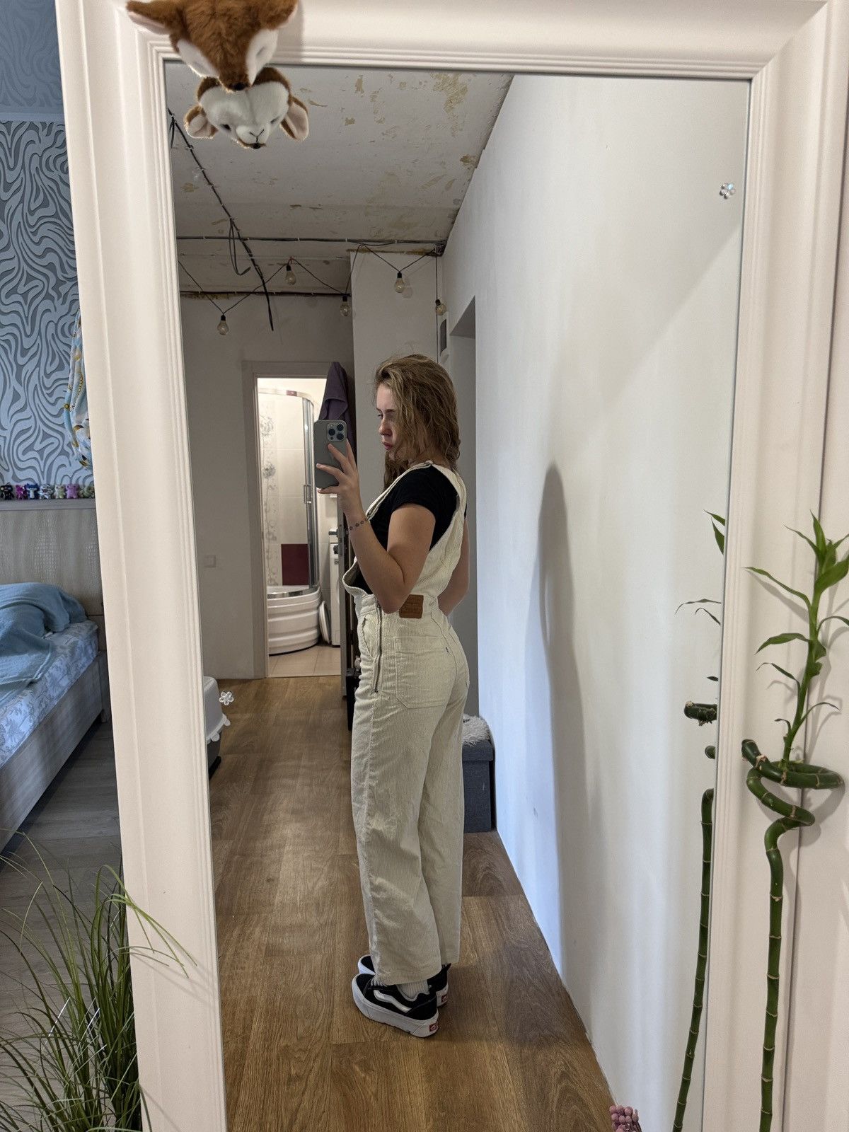 Levi's VINTAGE LEVI’S VEVLET OVERALLS STRAIGHT PANTS SUIT Size XS / US 0-2 / IT 36-38 - 2 Thumbnail