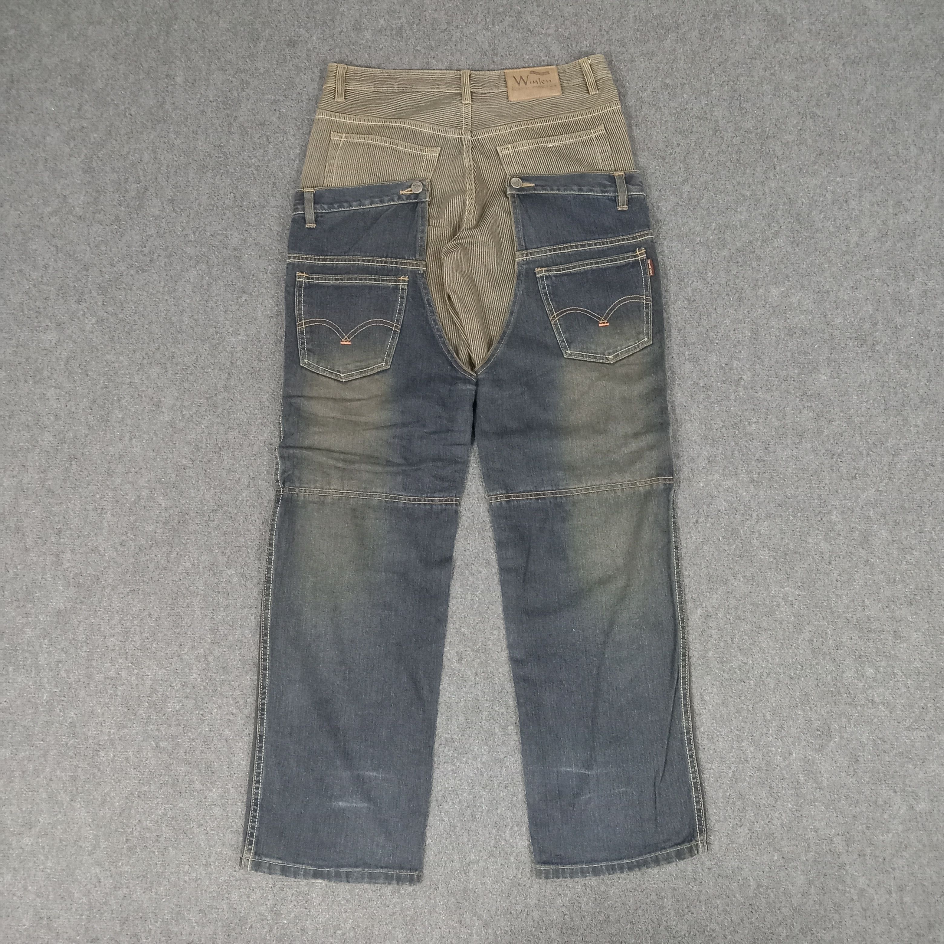 Japanese Brand × Vintage Winden Rare Double Waist Japanese Denim Jeans Size US 30 / EU 46 - 6 Thumbnail