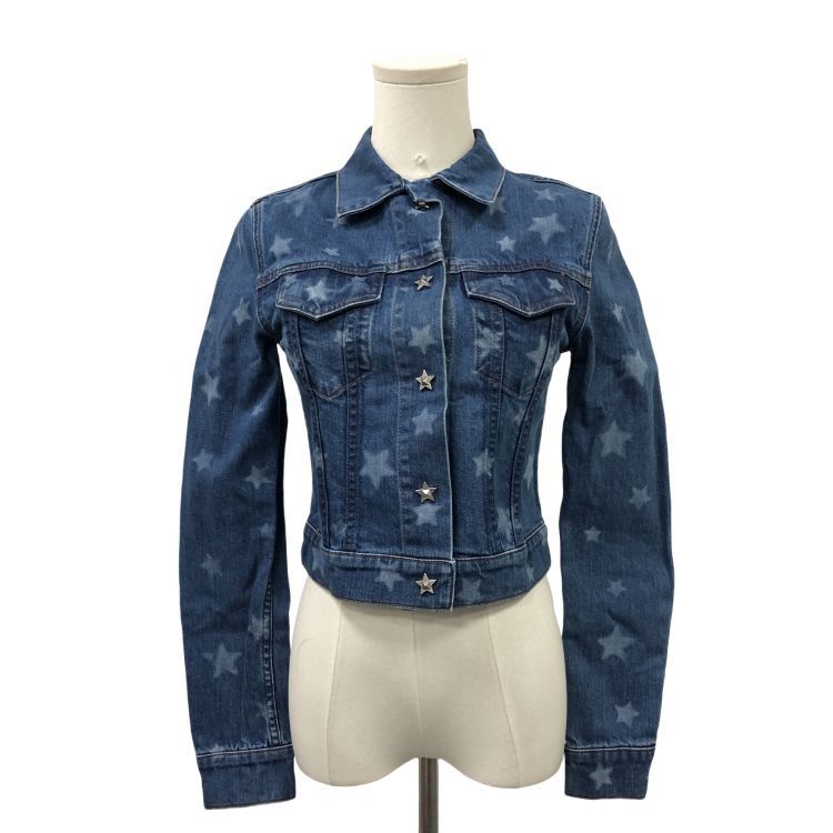 Valentino Valentino Star Print Denim Jacket Size 38 Size XS / US 0-2 / IT 36-38 - 1 Thumbnail