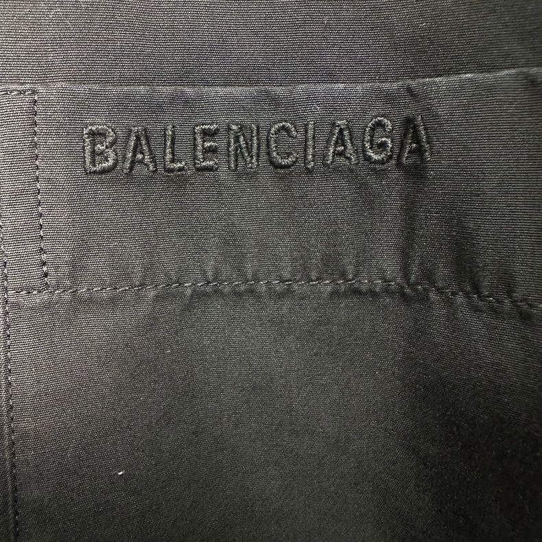 Other Balenciaga Embroidered Logo Classic Washed Black Irregular Size US XS / EU 42 / 0 - 2 Thumbnail