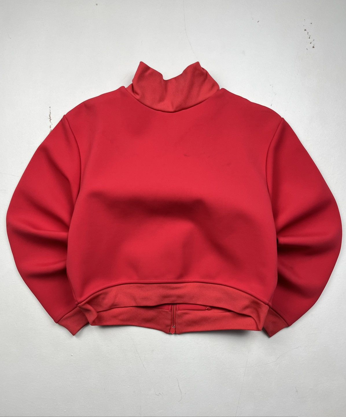 Balenciaga Balenciaga FW16 Asymmetric Red Zip Jacket – Runway Piece Size S / US 4 / IT 40 - 18 Thumbnail