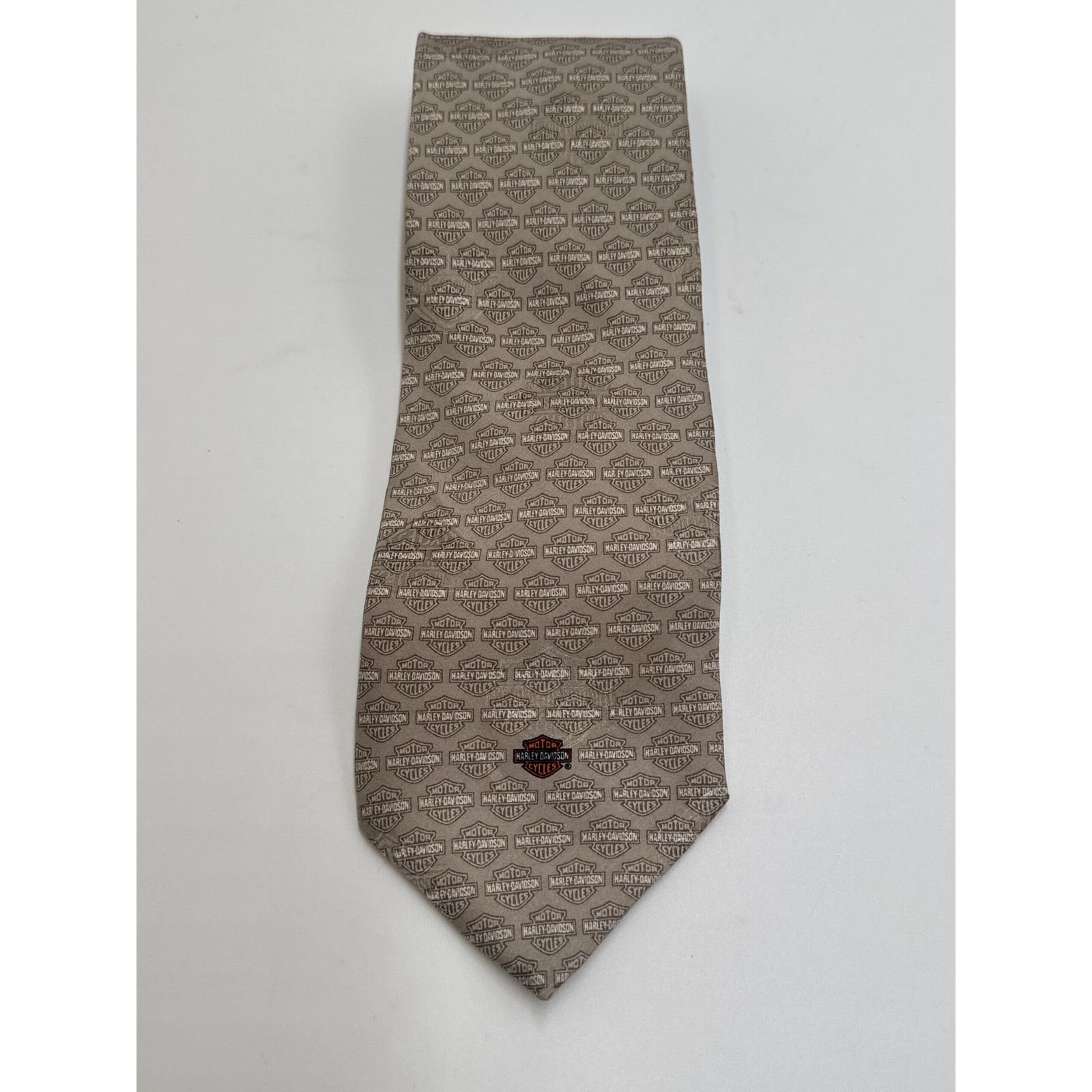 Harley Davidson Harley Davidson Silk Necktie Tonal Logo Ralph Marlin & Co. Size ONE SIZE - 2 Thumbnail