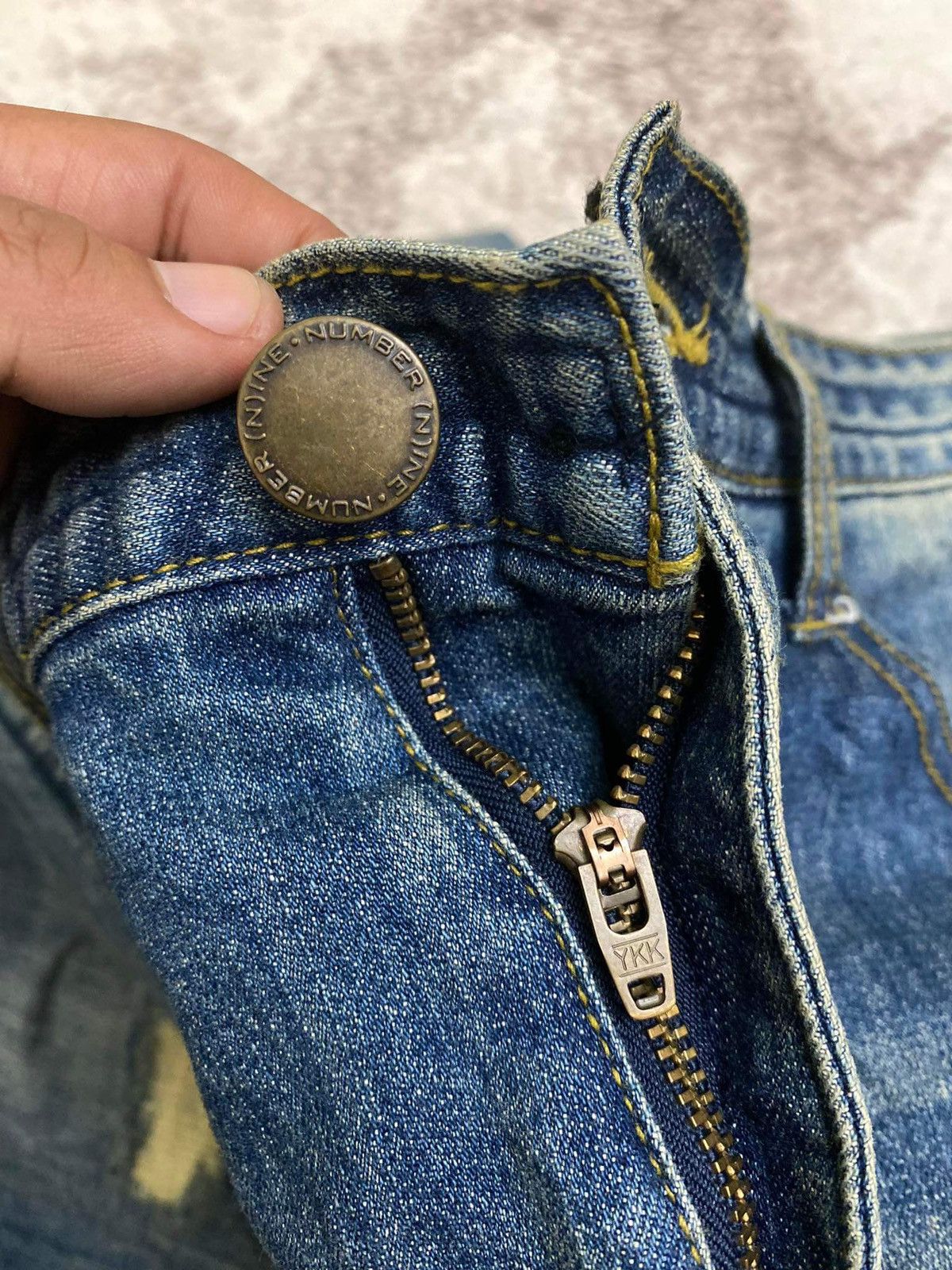 Number (N)ine 🔥NUMBER NINE PATCHWORKS PAINTER DENIM Size US 33 - 6 Thumbnail