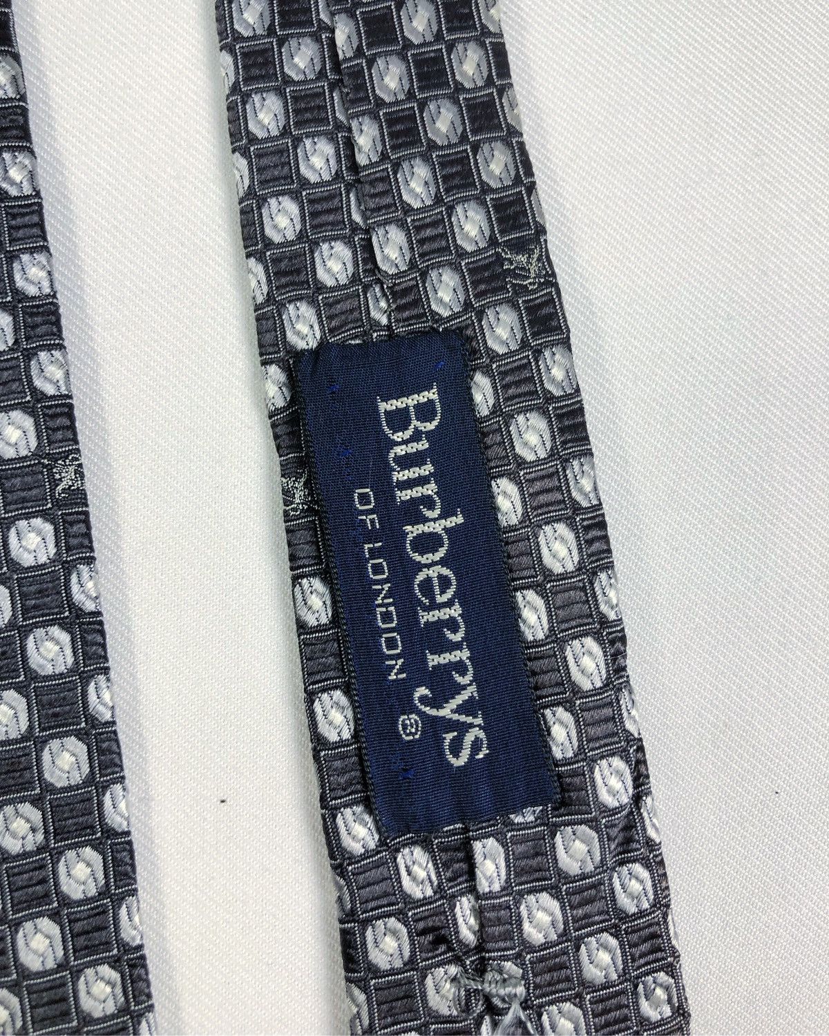 Burberry Prorsum Rare Vintage Burberrys Monogram Silk Tie Made in Italy Size ONE SIZE - 7 Thumbnail