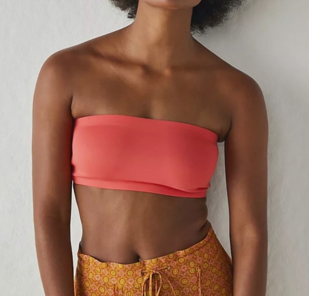 Free People Intimately Free People Nina Bandeau Bra Cayenne ( L ) Size L / US 10 / IT 46 - 2 Thumbnail