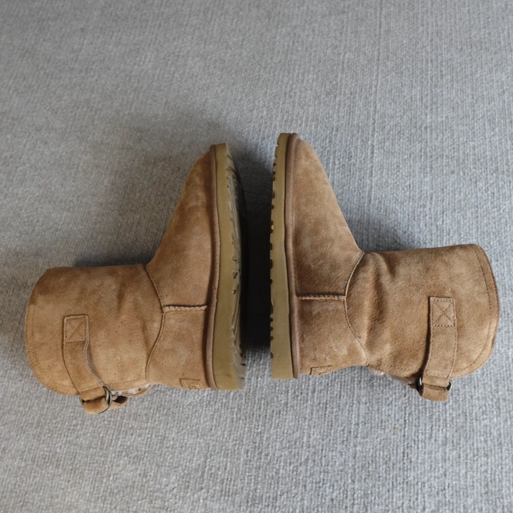 Ugg VINTAGE UGG Womens Boots 7 Beige Suede Shearling Wool Lined Remora NEW READ Size US 7 / IT 37 - 5 Thumbnail