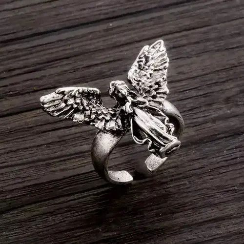 Other Vintage Grunge Open Ring Angel Prying Size ONE SIZE - 1 Thumbnail