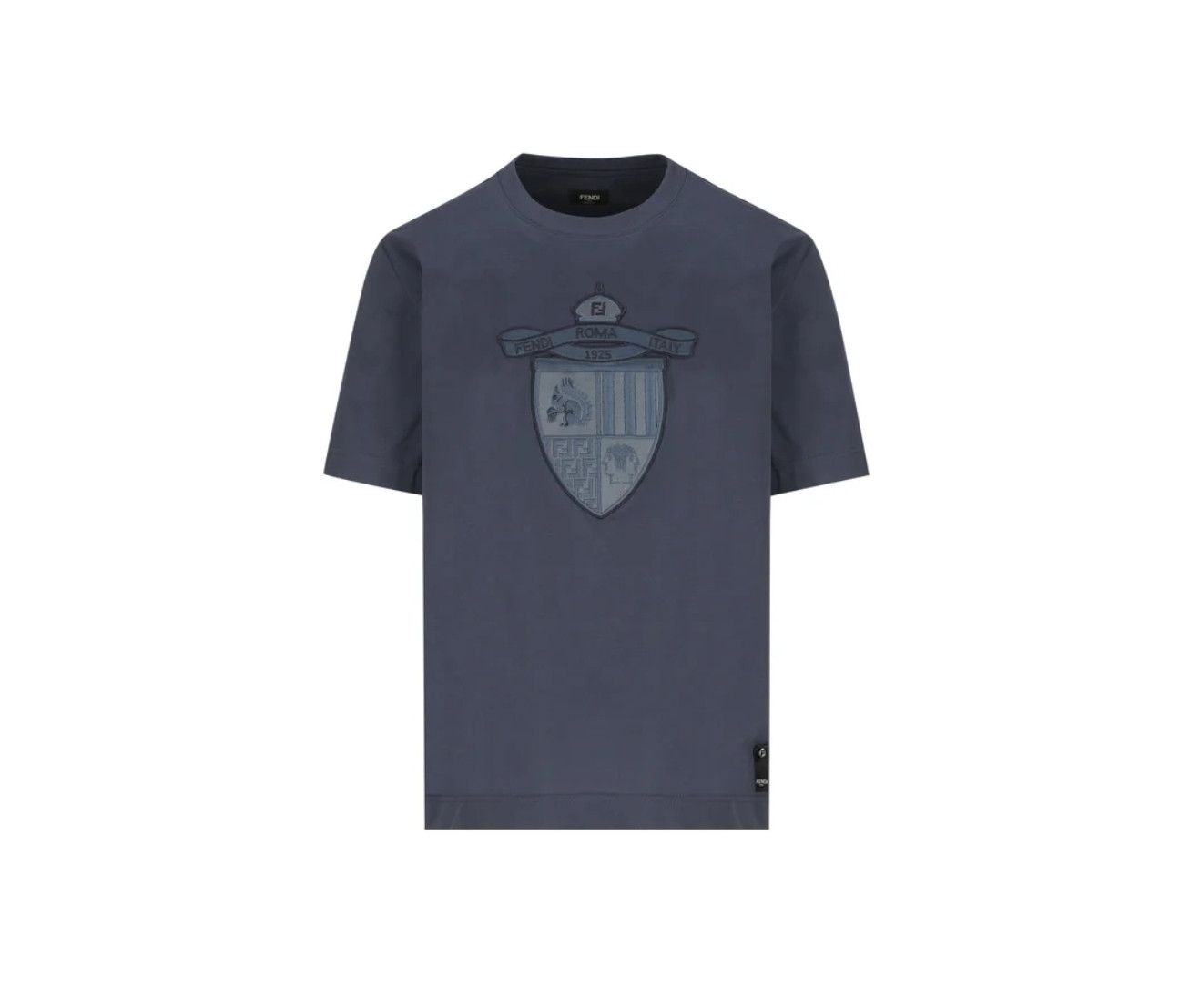 Fendi Fendi crest embroidered crewneck tshirt Size US L / EU 52-54 / 3 - 1 Thumbnail