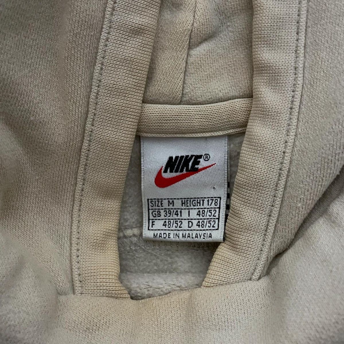 Nike Vintage Hoodie Nike Boxy Logo Distressed 90s Drill Baggy Fit Size US M / EU 48-50 / 2 - 3 Thumbnail