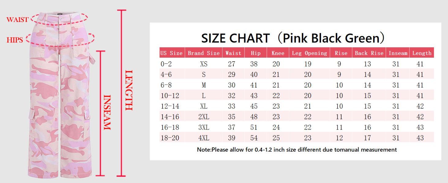 Other Women Baggy Wide Leg Mid Waist Causal Y2K Pants with Pockets Size US 34 / EU 50 - 6 Thumbnail
