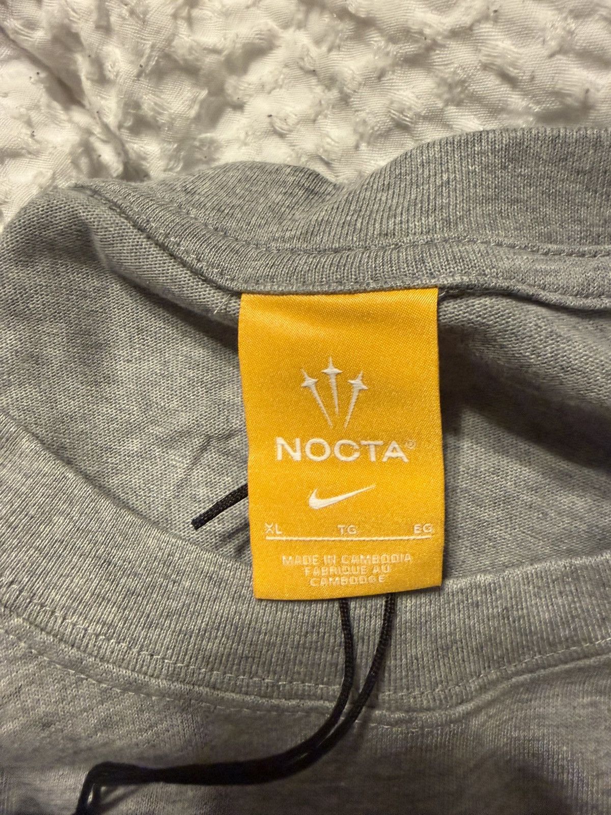 NOCTA × Nike Nike Nocta Grey Tee Size US XL / EU 56 / 4 - 3 Thumbnail